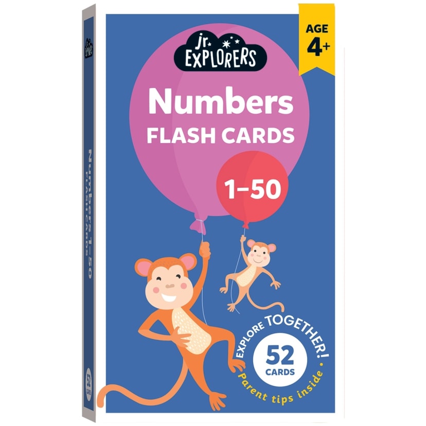 Jr. Explorers Numbers 150 Flash Cards Kmart