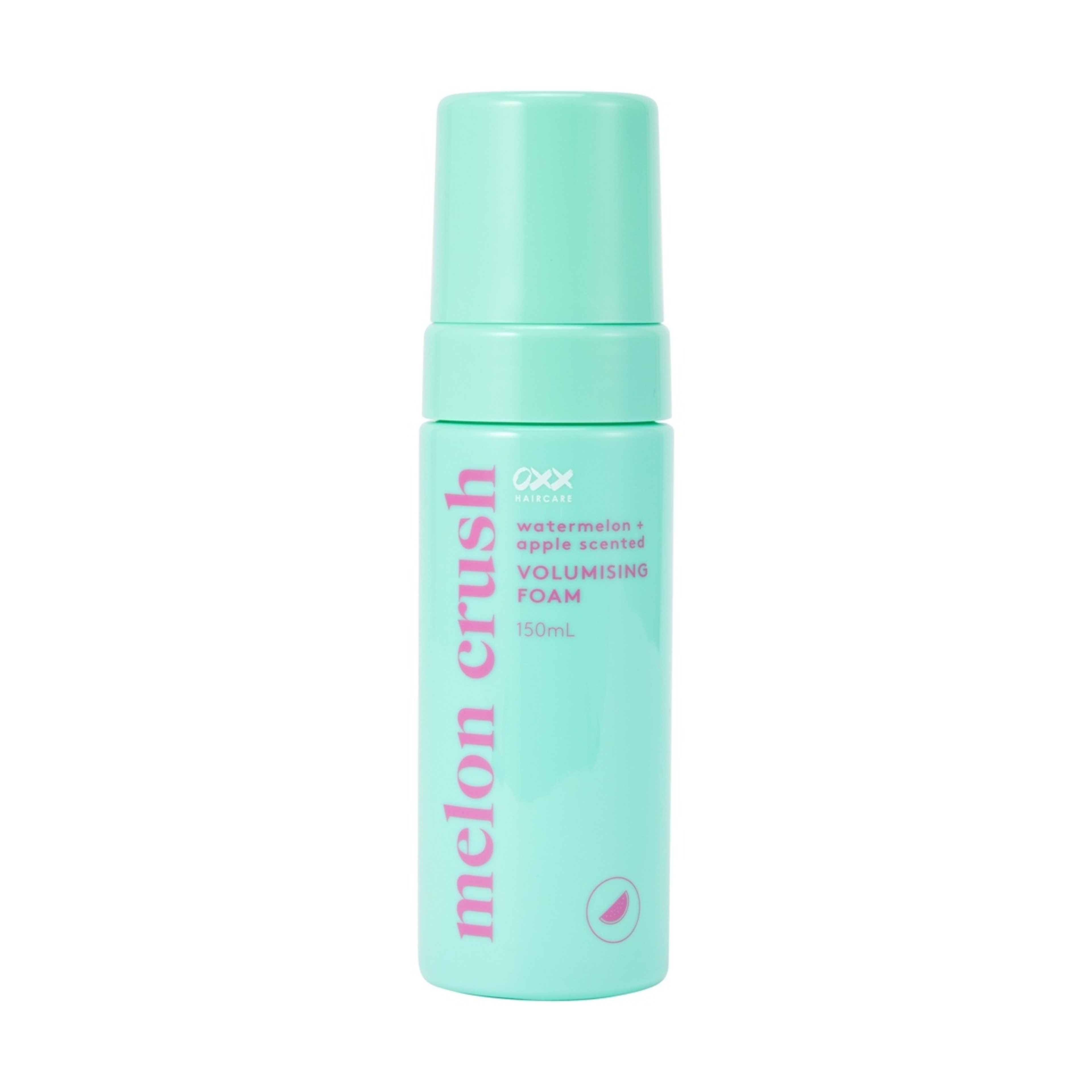 1 OXX Haircare Melon Crush Volumising Foam 150ml - Watermelon and Apple Scented