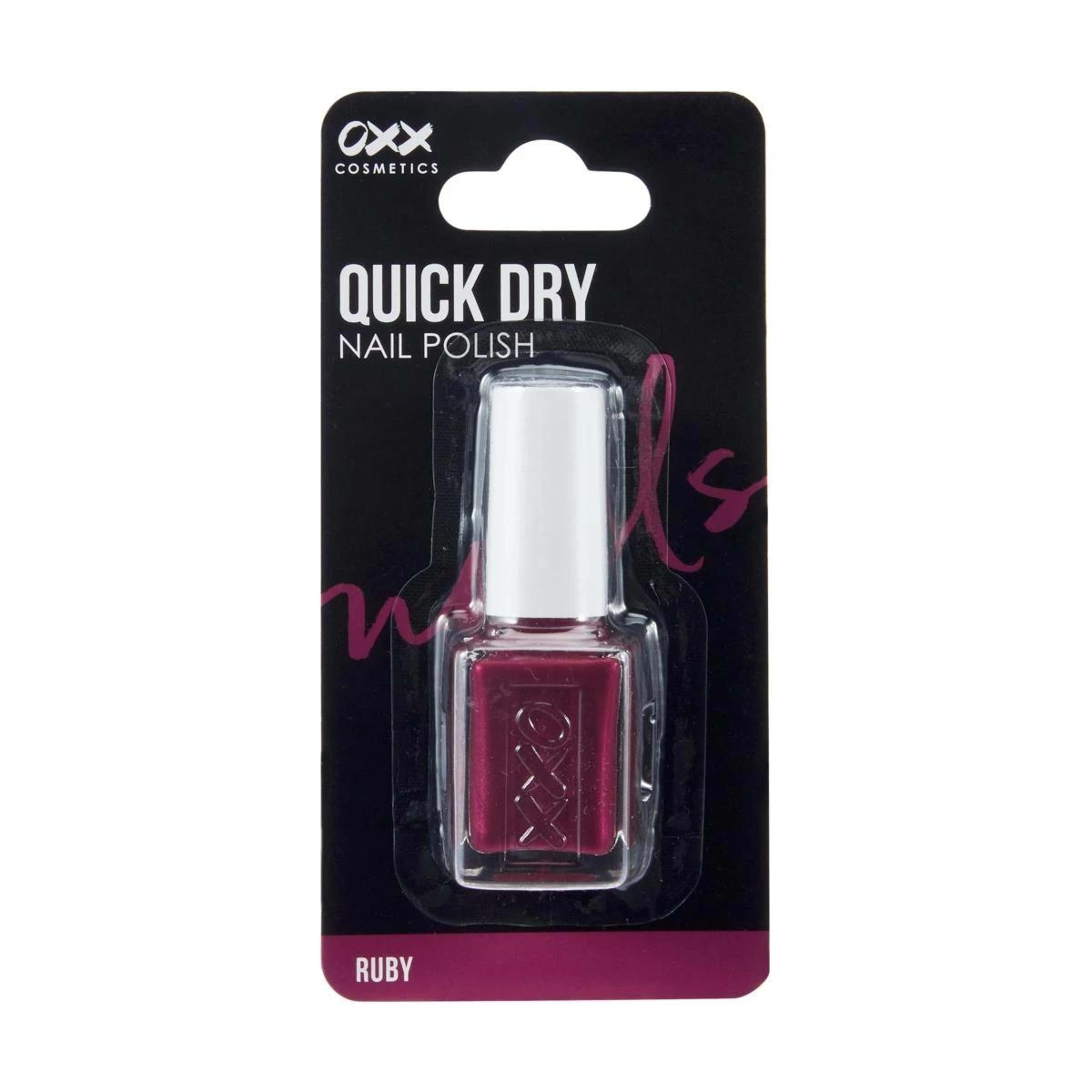 4 OXX Cosmetics Quick Dry Nail Polish - Ruby, 4 of 5