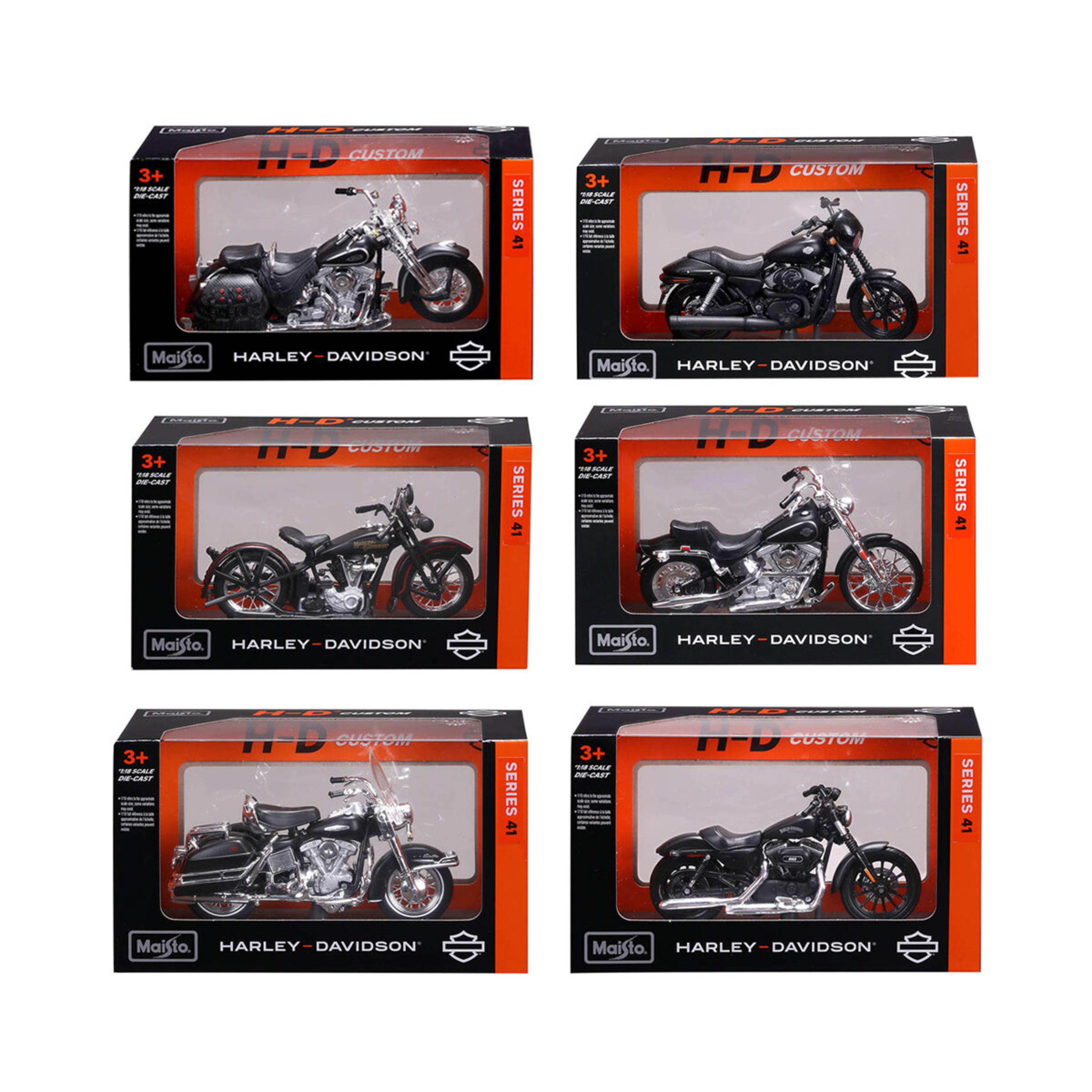 1 H-D Custom Series 41 Harley Davidson Action Vehicle - Assorted