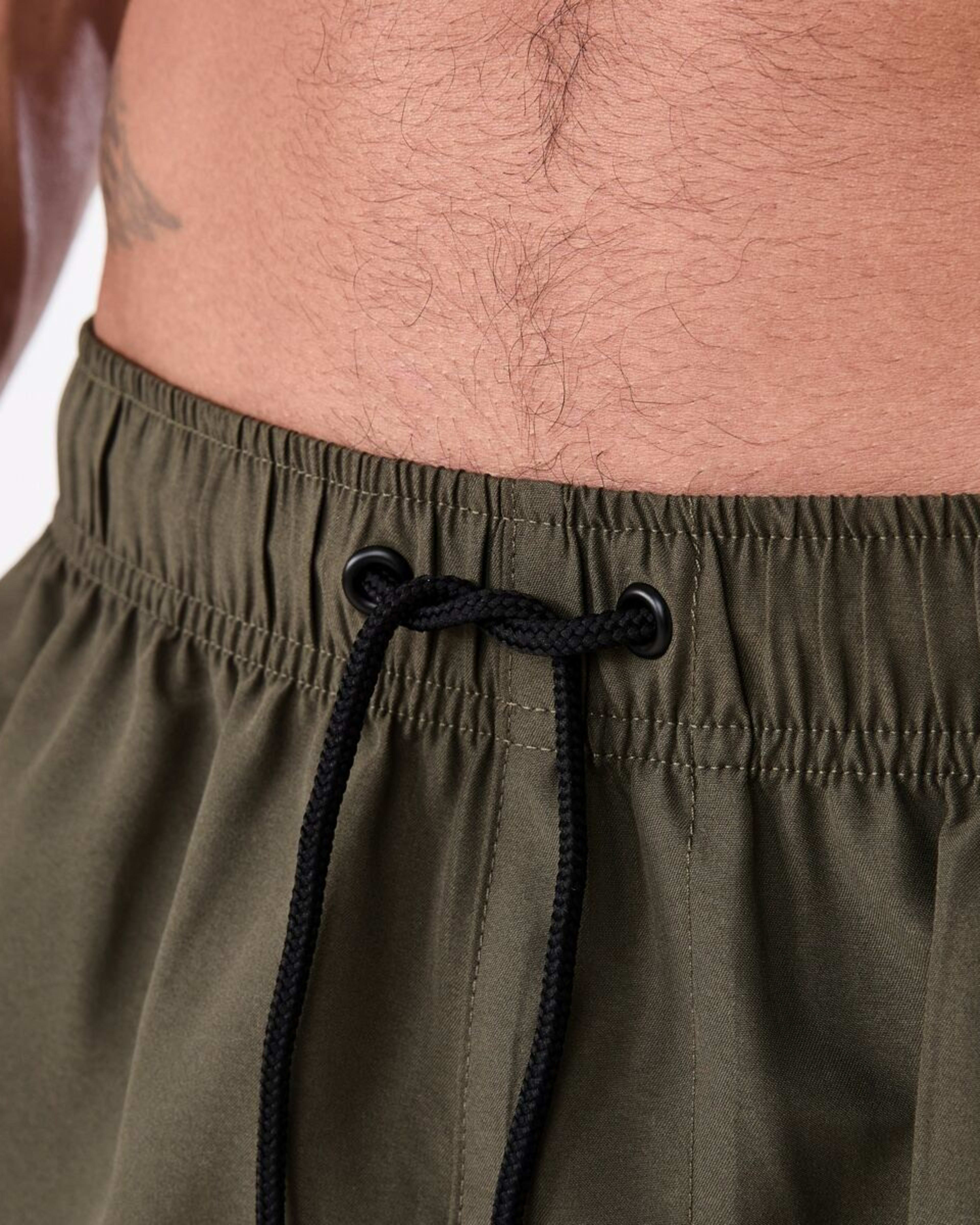 5 Elastic Waist Regular Cargo Boardshorts TUSSOCK GREEN, 5 of 7