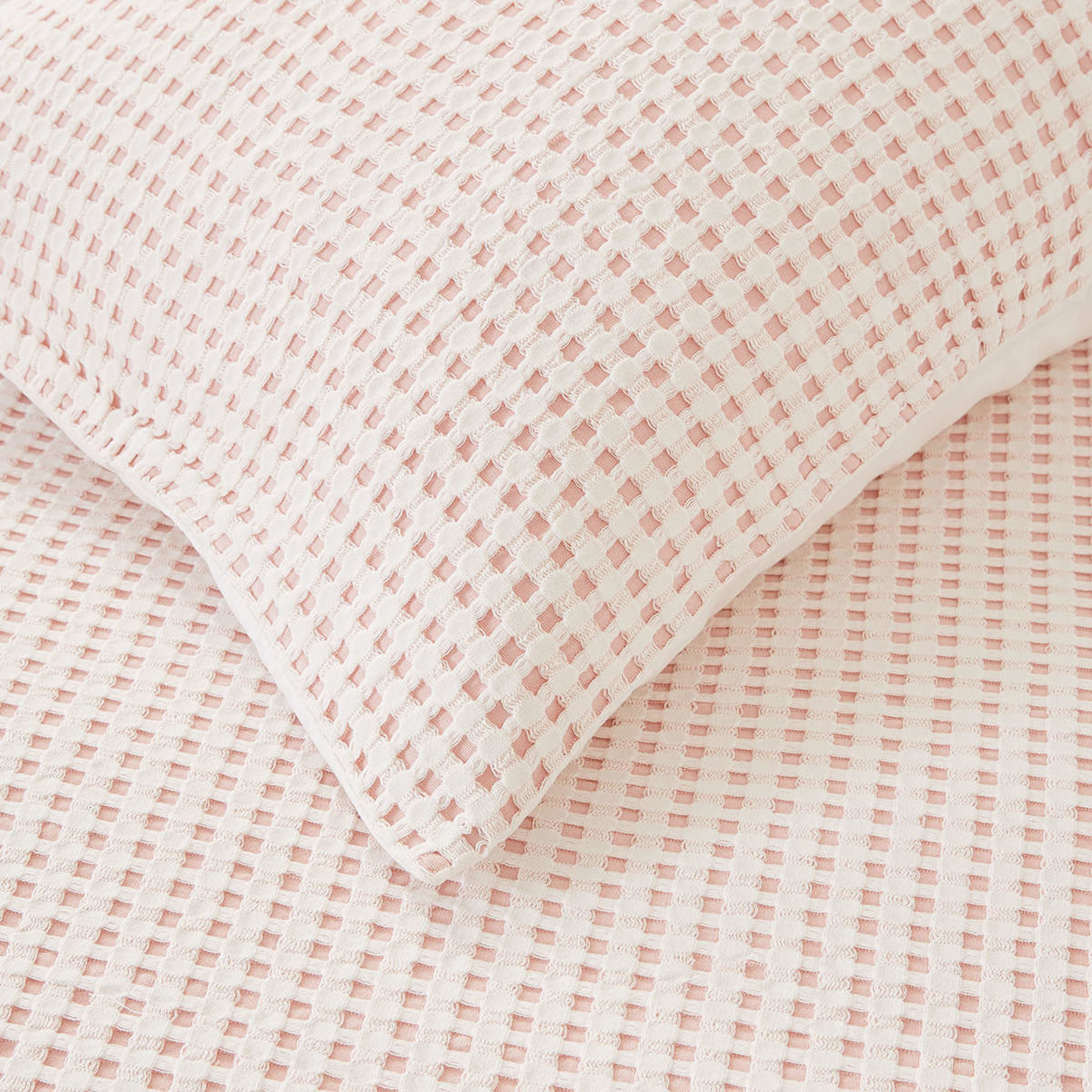 3 Dakota Cotton Quilt Cover Set - Super King Bed, Pink, 3 of 6