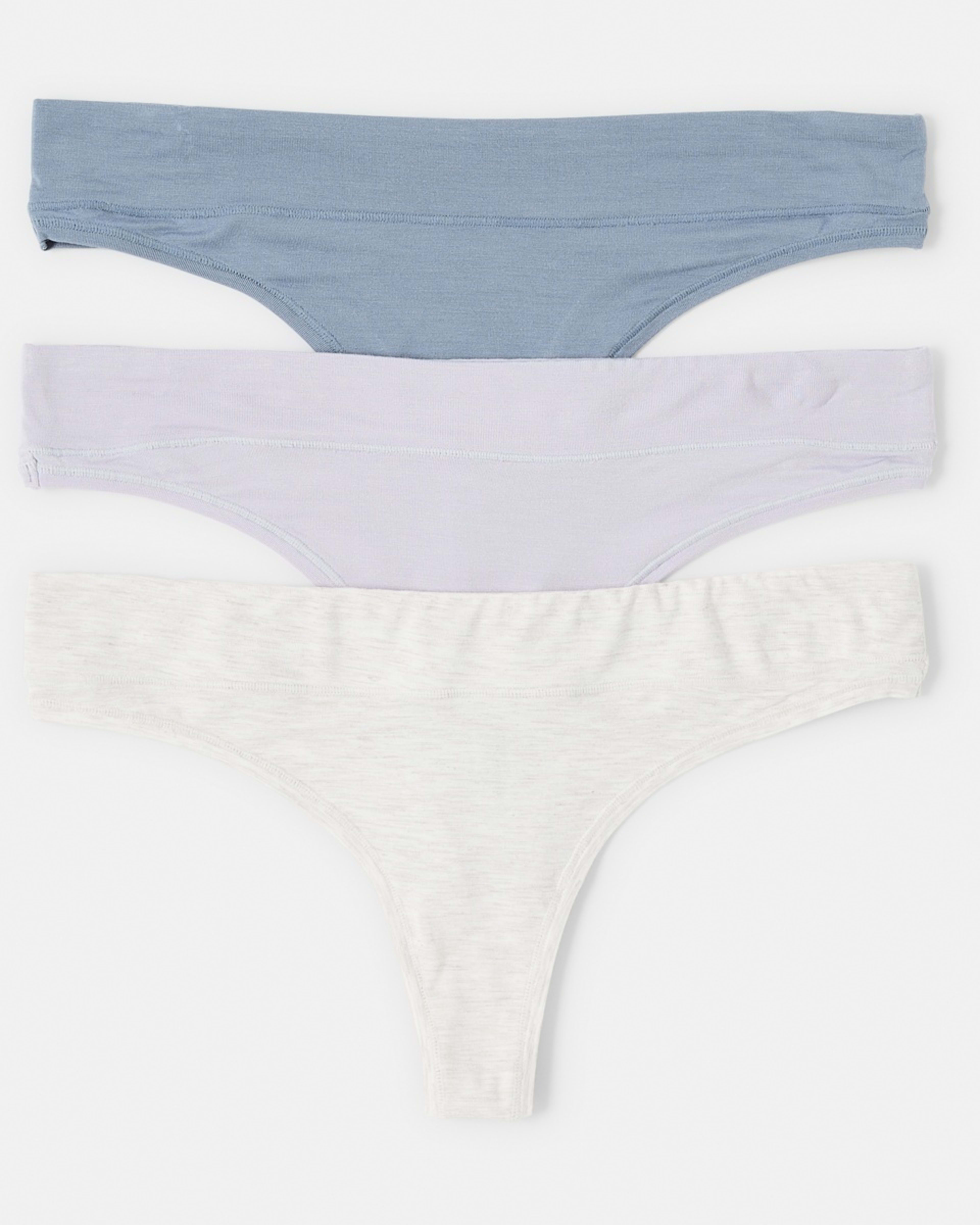 1 3 Pack Bamboo Blend G-String Briefs Bm Gh St, 1 of 8