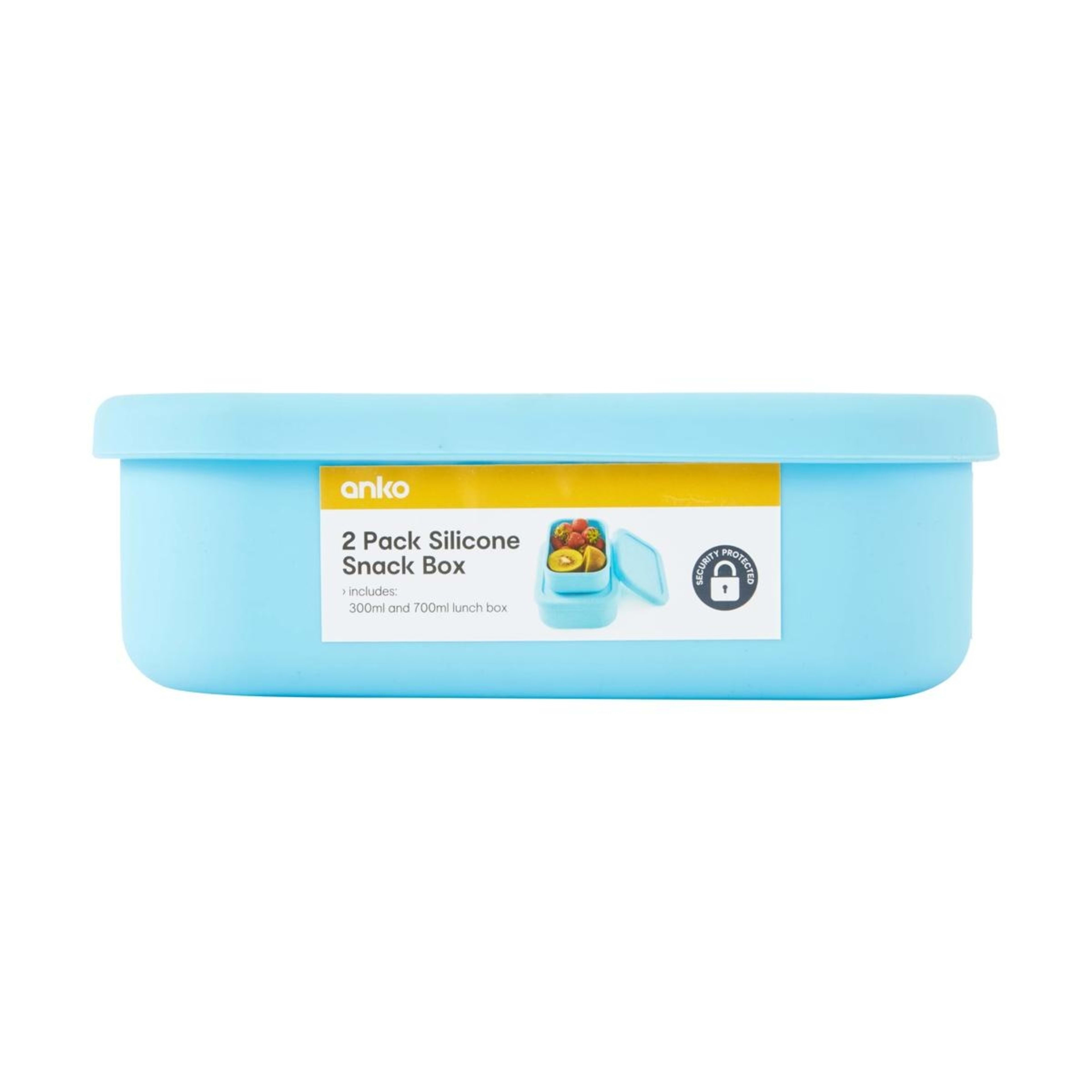 10 2 Pack Blue Silicone Snack Box, 10 of 10