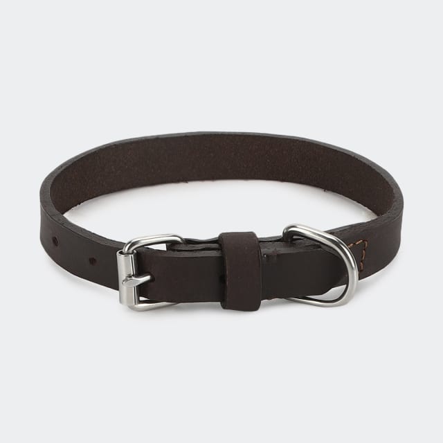 Dog Collar Leather Small Kmart