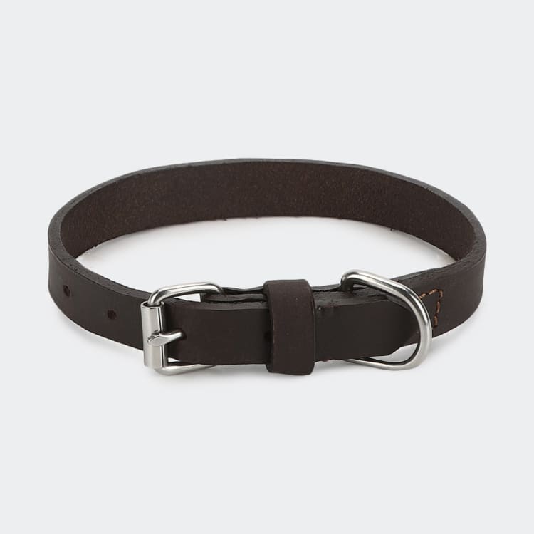 Dog Collar Leather Small Kmart