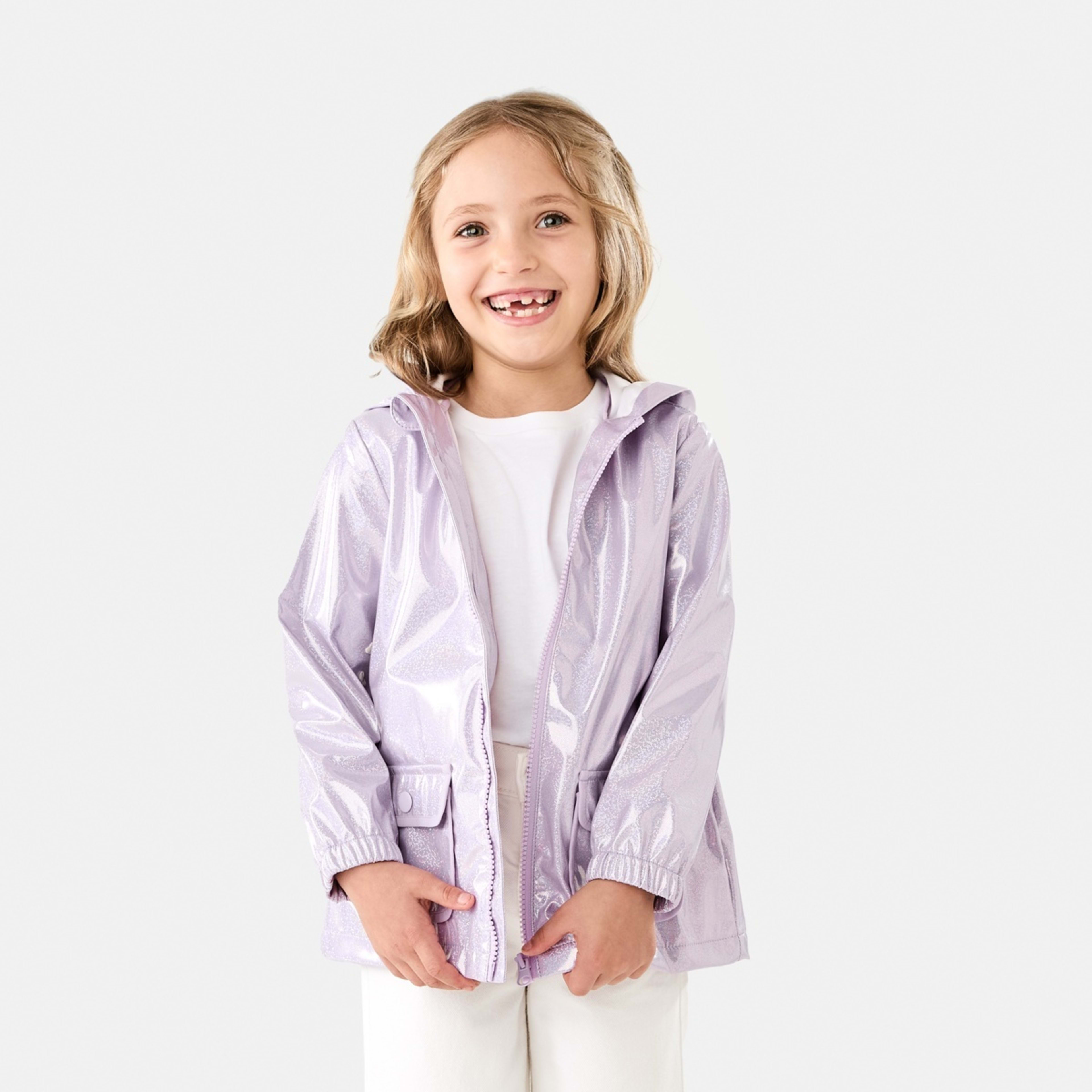 1 Sparkle Rain Coat Sparkle Lilac, 1 of 10