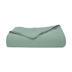 Aria Quilted Coverlet - Queen/King Bed, Sage