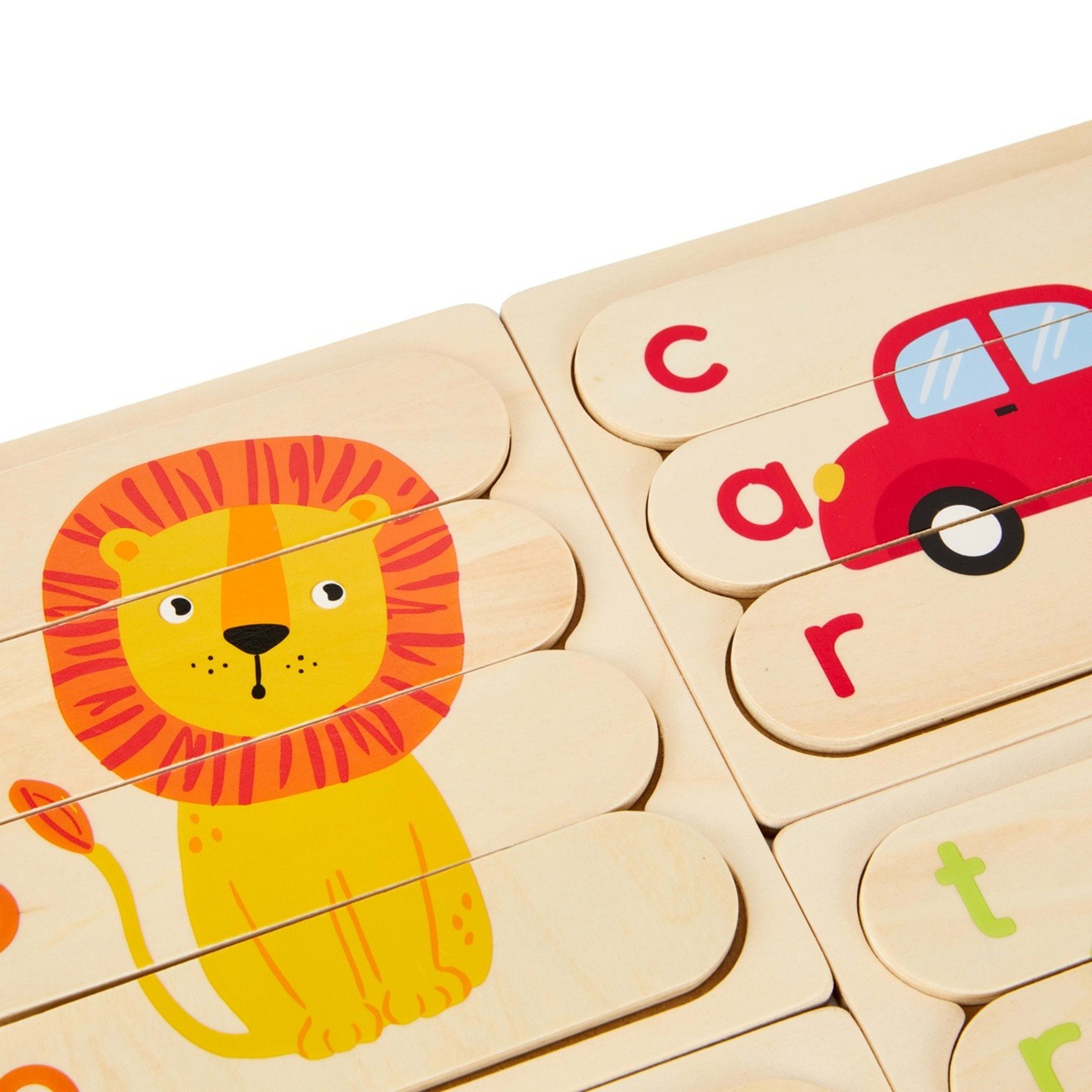 5 Wooden Play Simple Words Puzzle, 5 of 6
