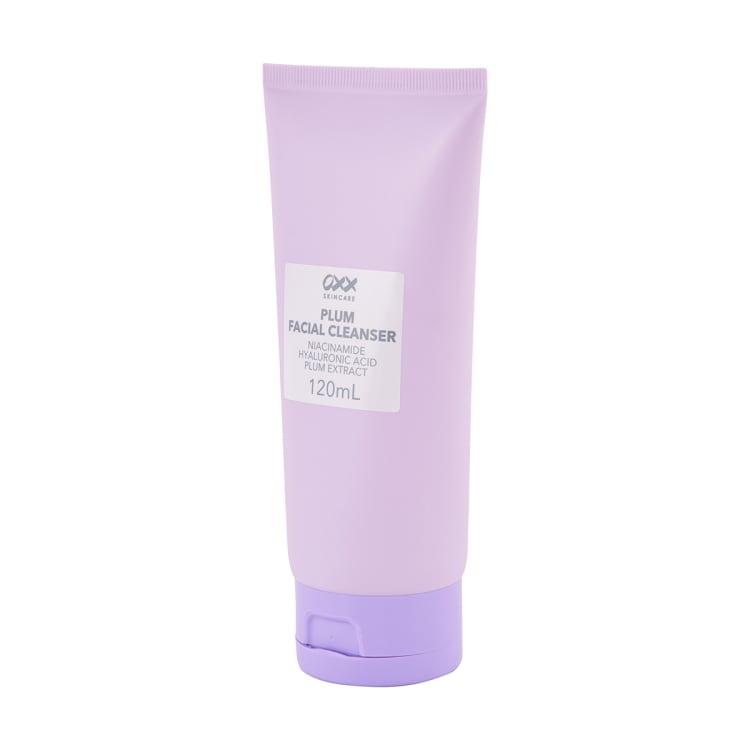 OXX Skincare Plum Facial Cleanser 120ml Niacinamide, Hyaluronic Acid