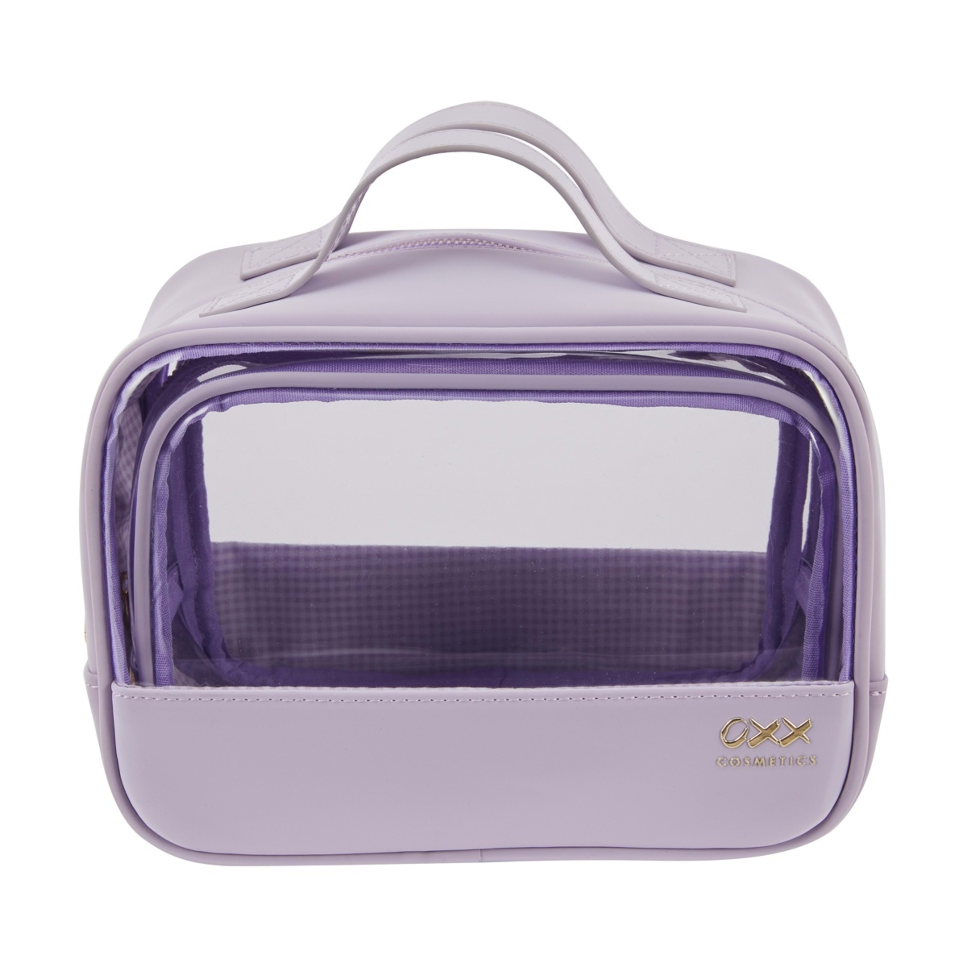 1 OXX Cosmetics 2 Piece Makeup Bag Set - Purple
