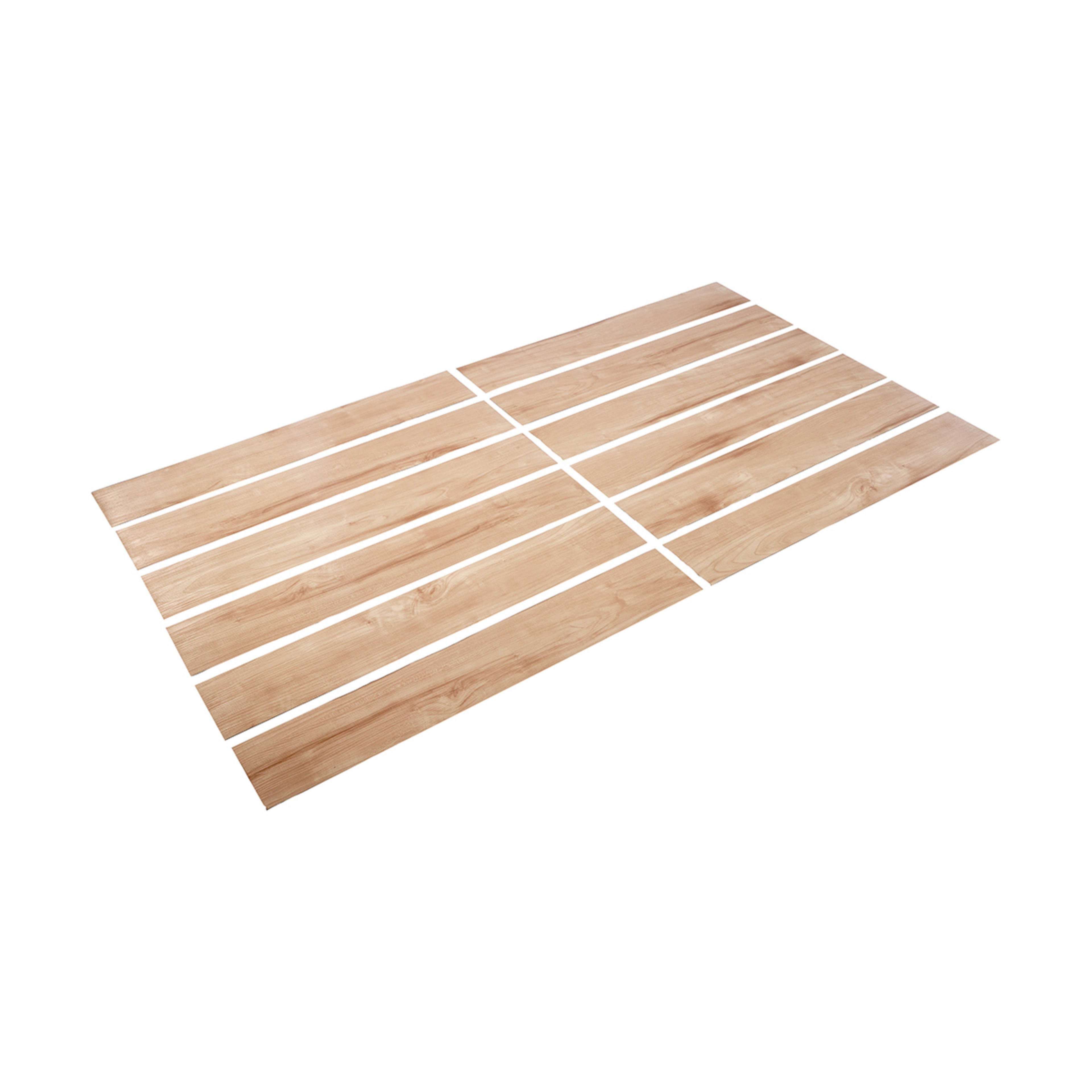 12 Pack Blonde Oak Look Vinyl Floor Planks Kmart
