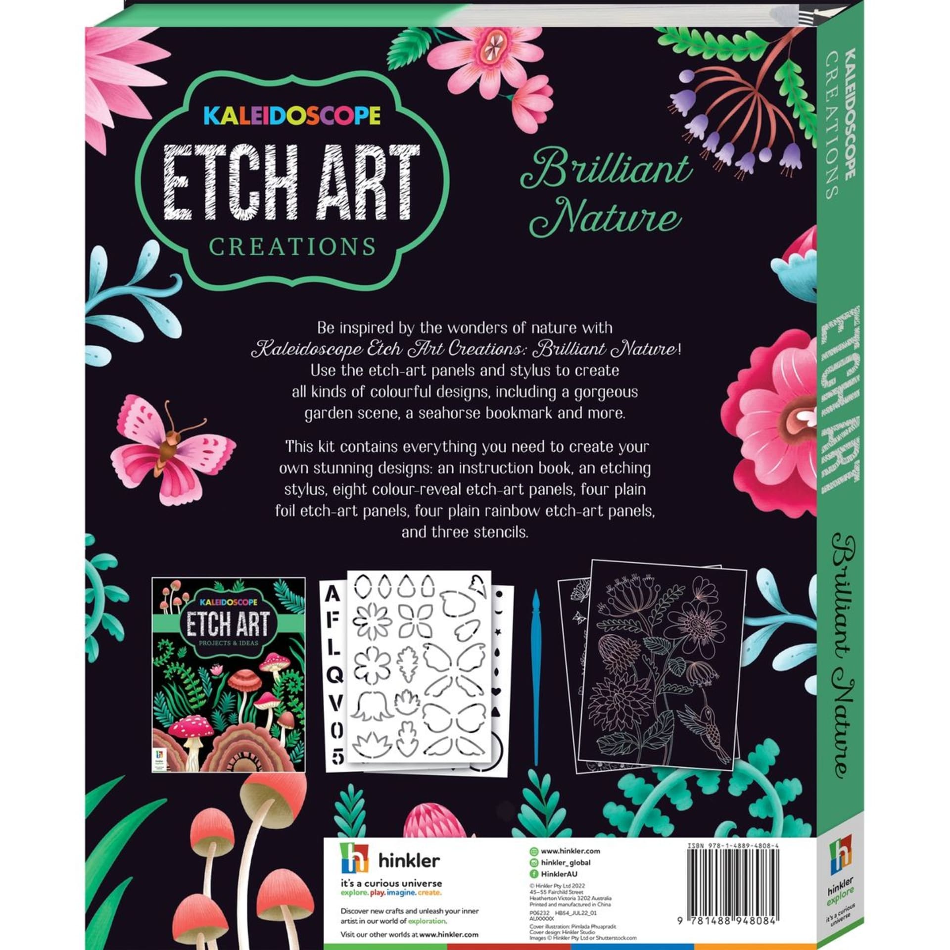 Kaleidoscope Etch Art Creations Brilliant Nature Kit Kmart