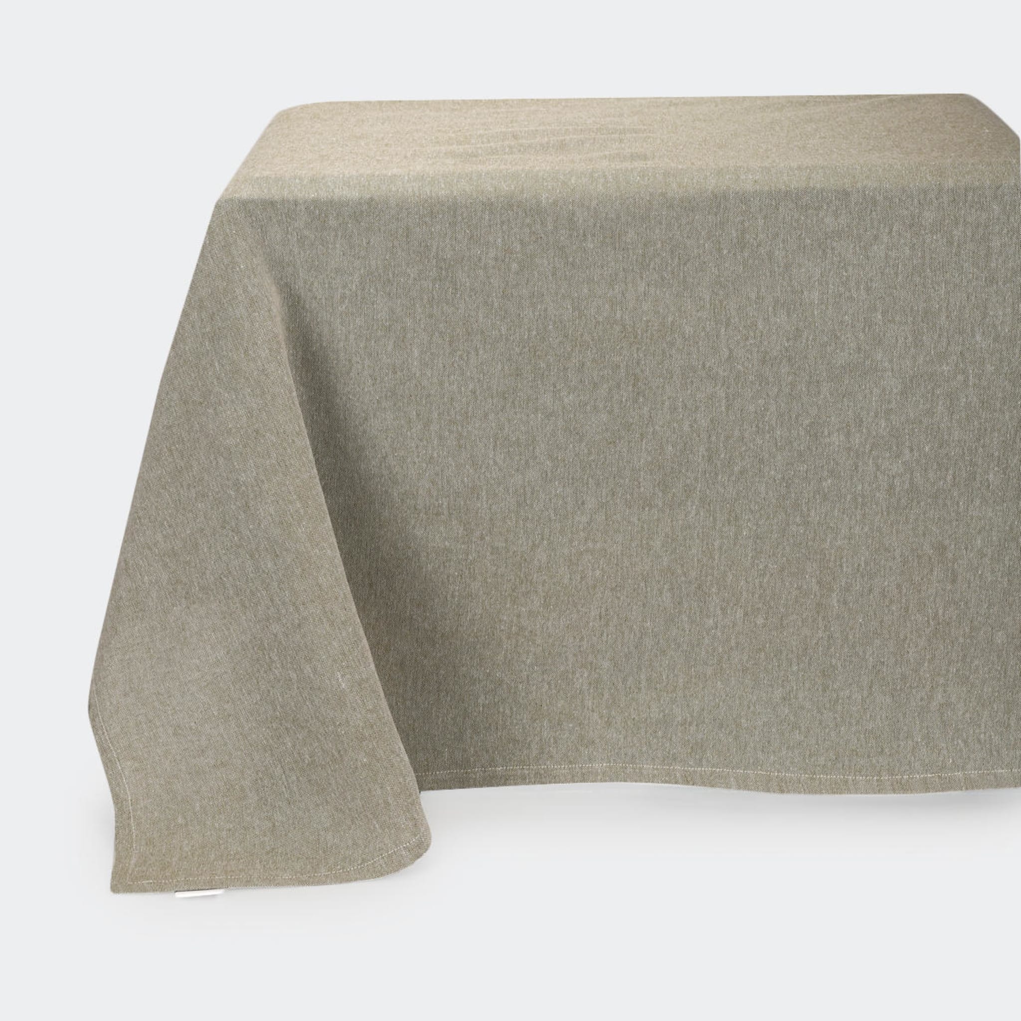 Green Linen Look Tablecloth Kmart