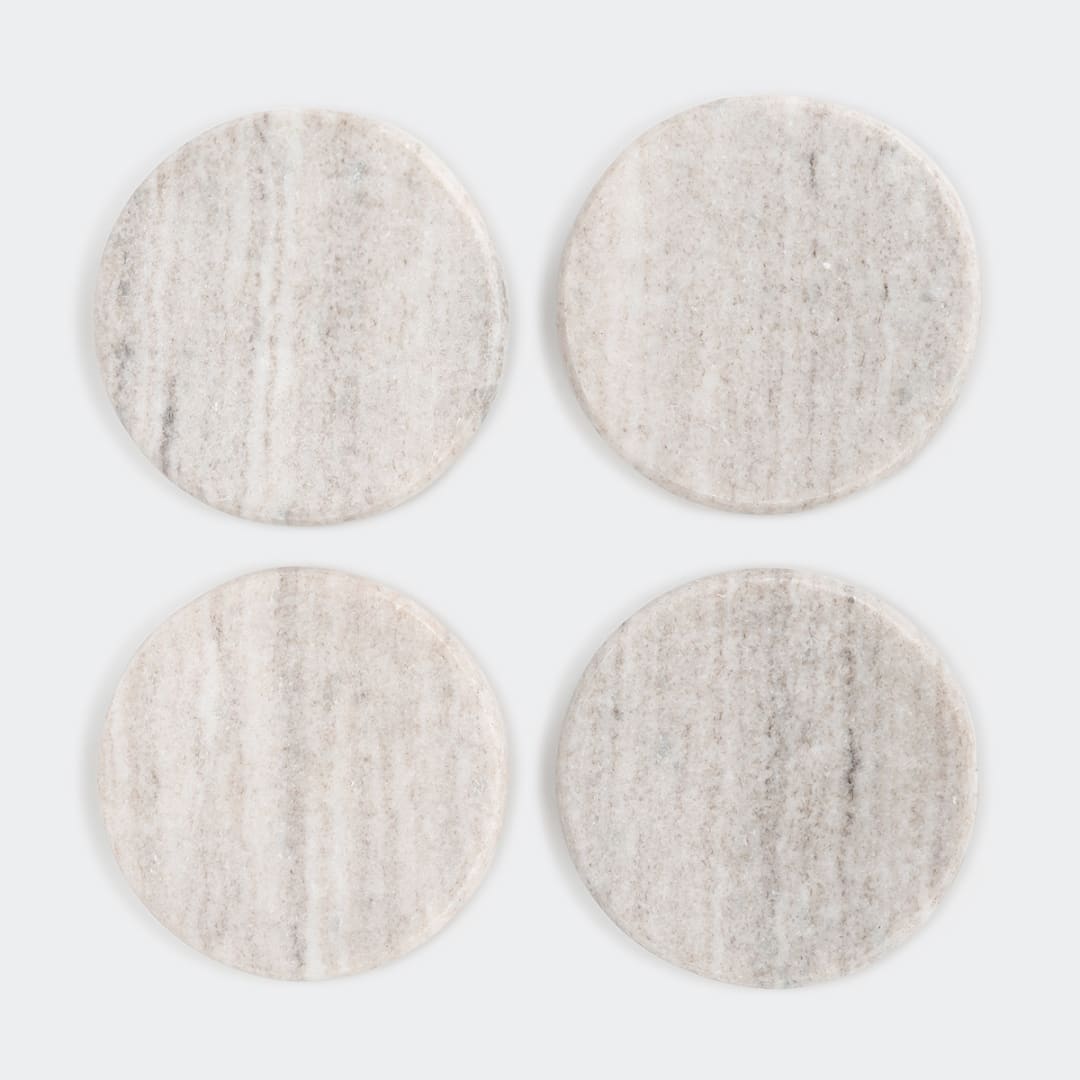 4 Pack Marble Coasters Kmart