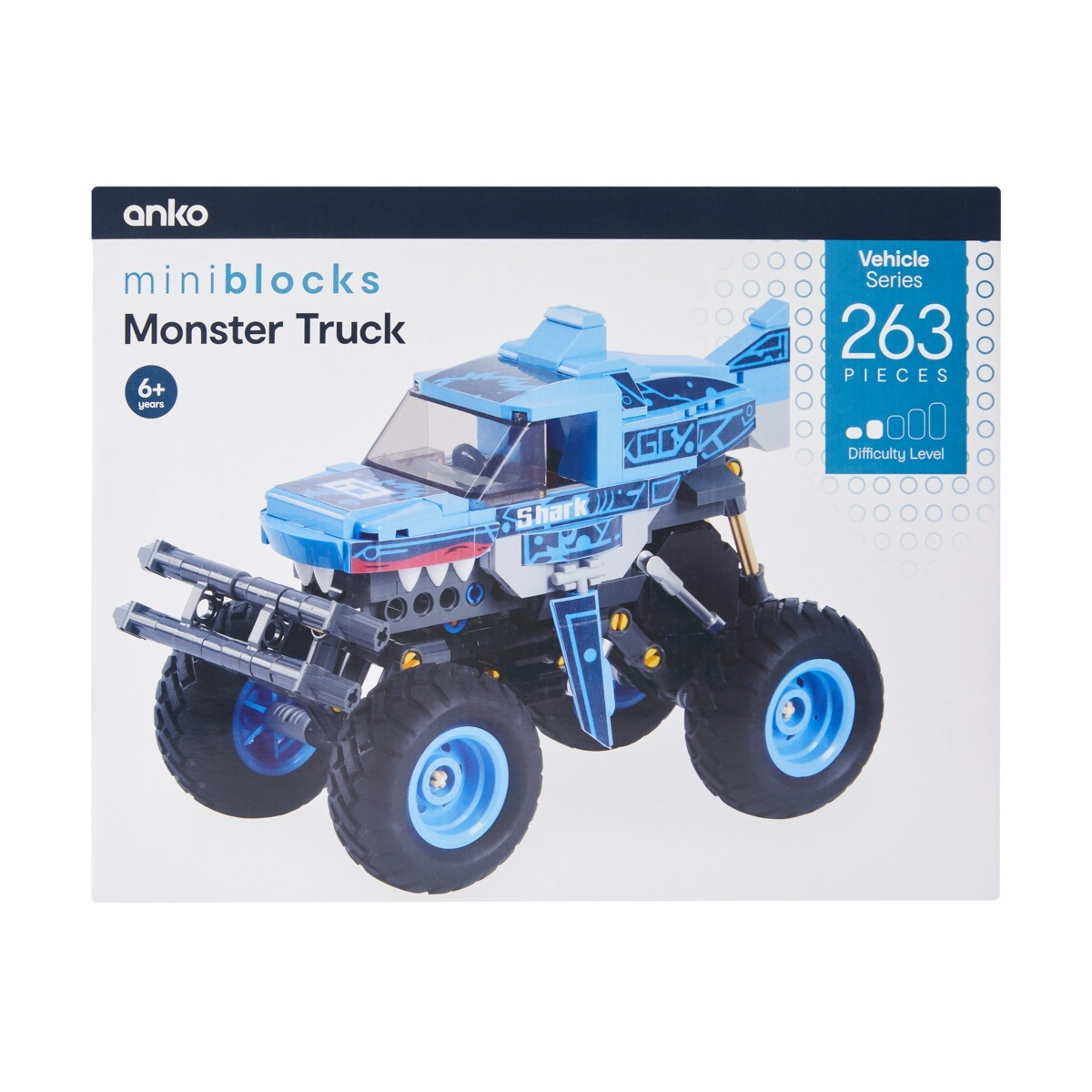 1 263 Piece Mini Blocks Vehicle Series: Monster Truck