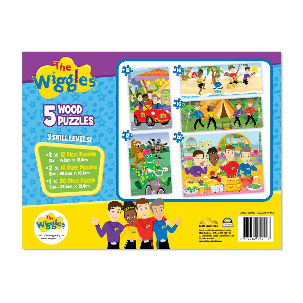 5 Pack Wood Puzzles - Assorted - Kmart NZ