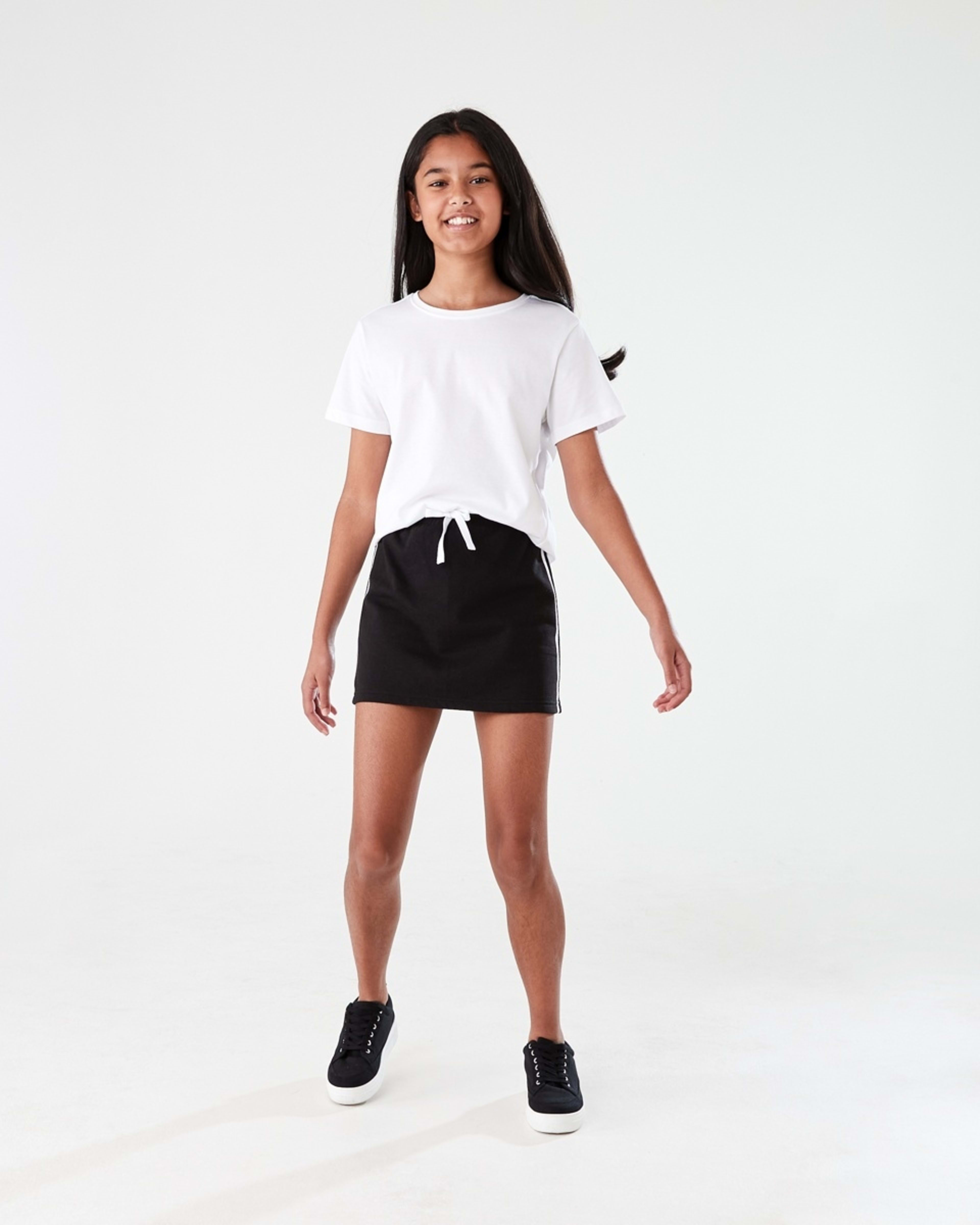 5 French Terry Skirt BLACK, 5 of 6