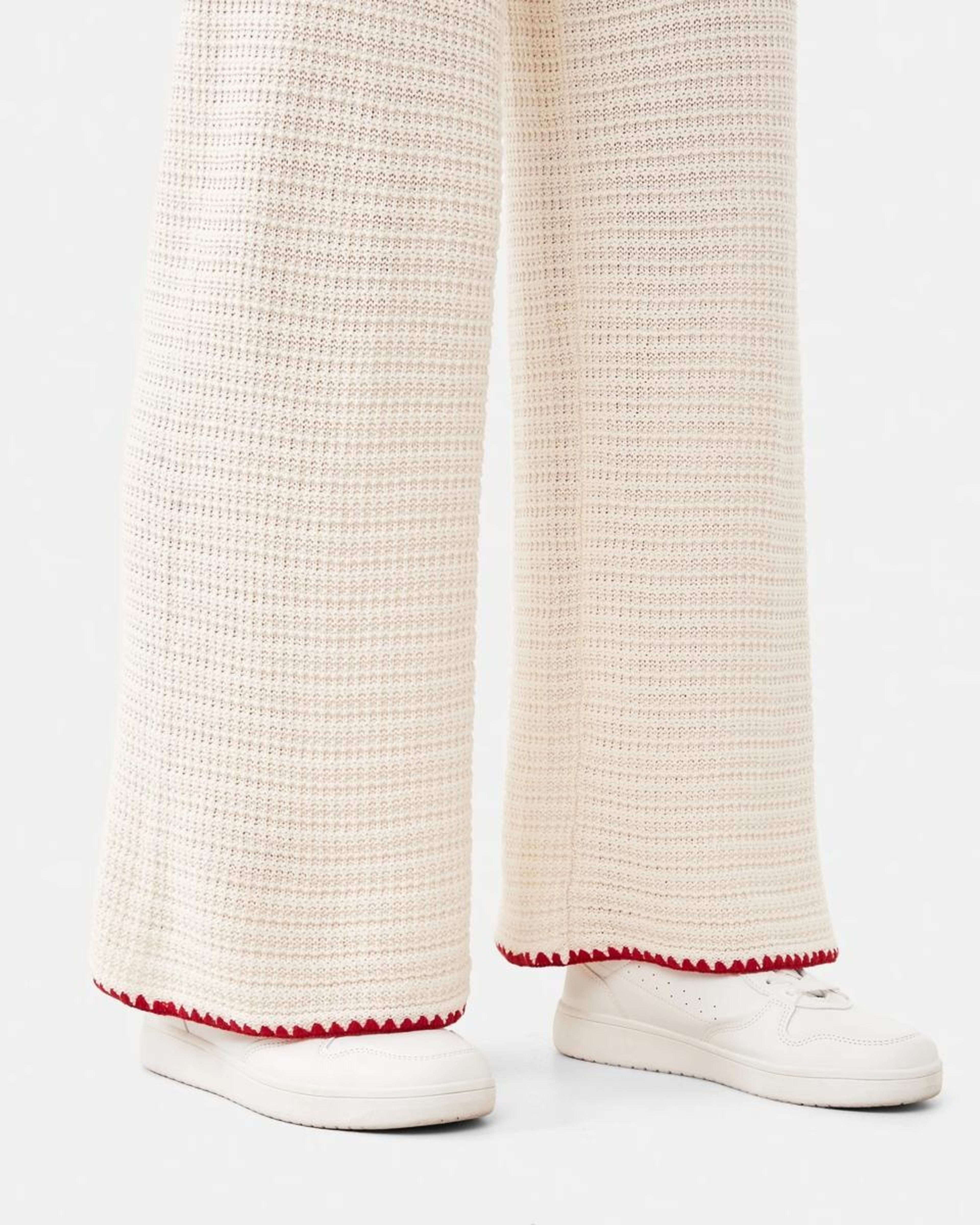 5 Crochet Trim Pants Ecru, 5 of 5