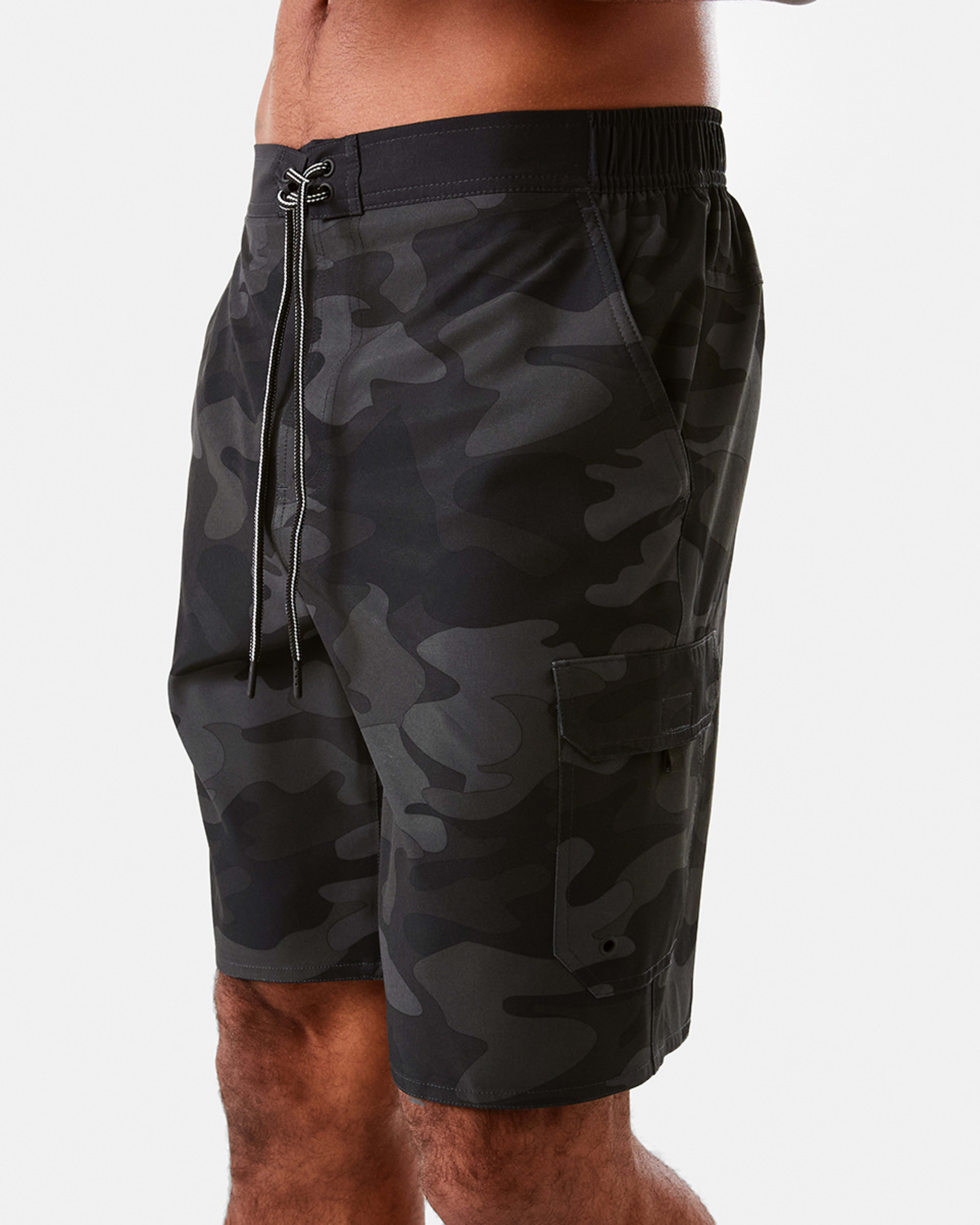 2 Stretch Cargo Boardshorts Gry Camo, 2 of 7
