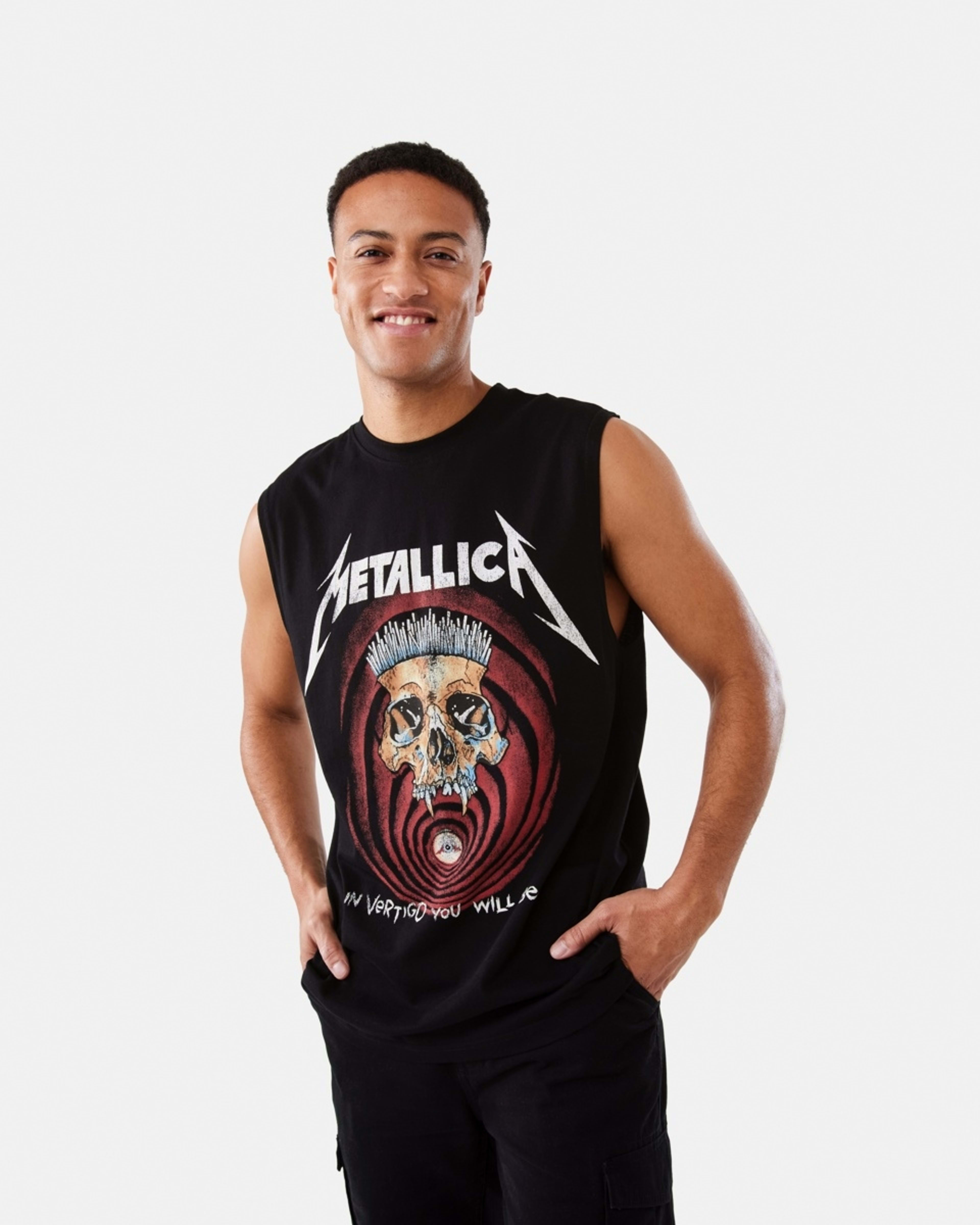 1 Metallica License Muscle BLACK