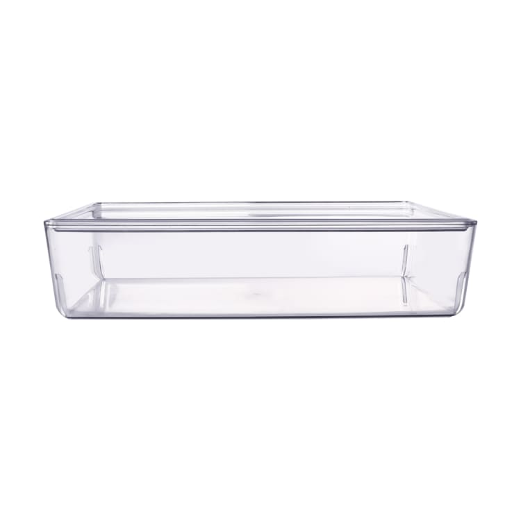 Smooth and Shiny Clear Plastic Tub 6L Kmart
