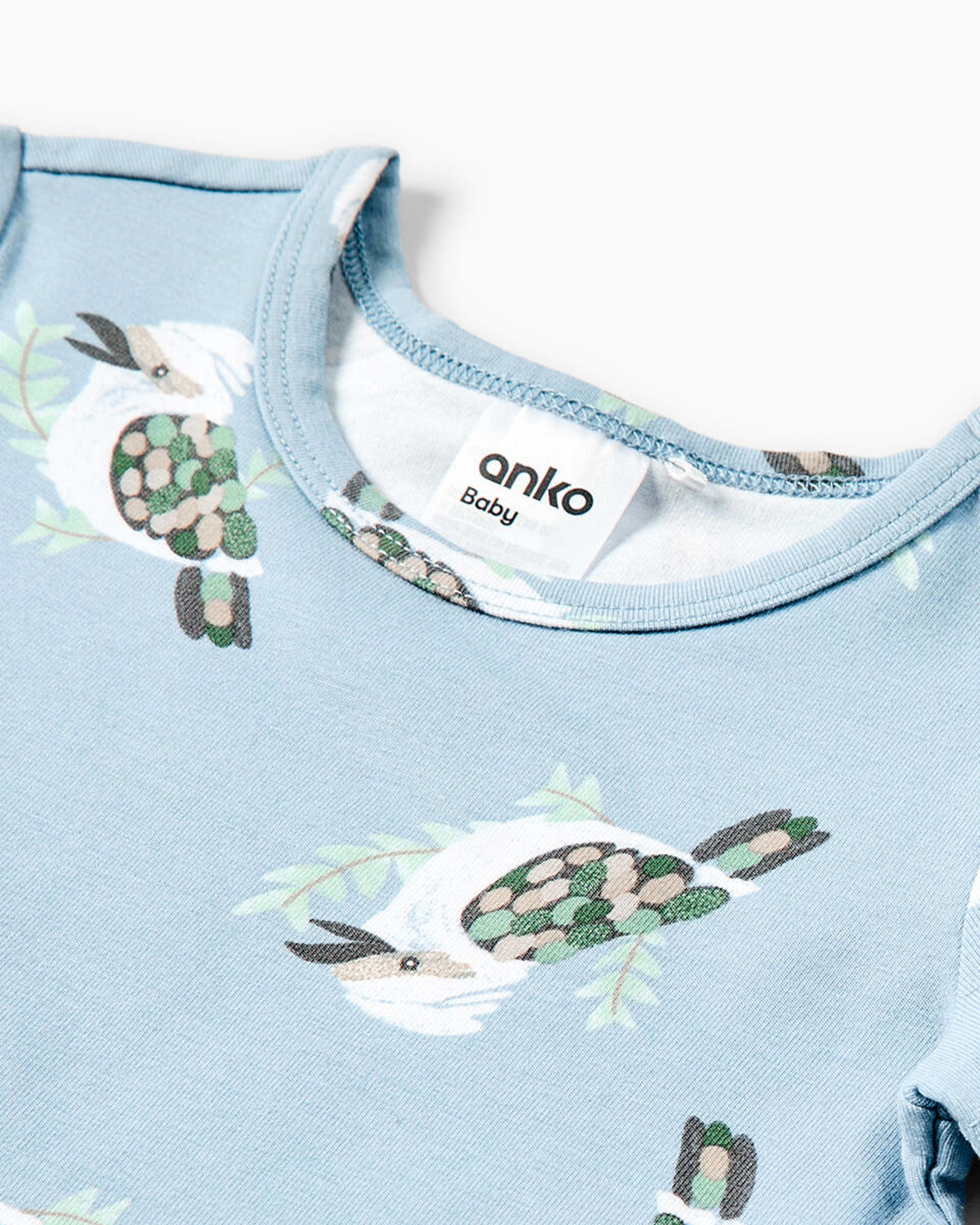 6 3 Pack Short Sleeve Bodysuits Kookaburra, 6 of 8
