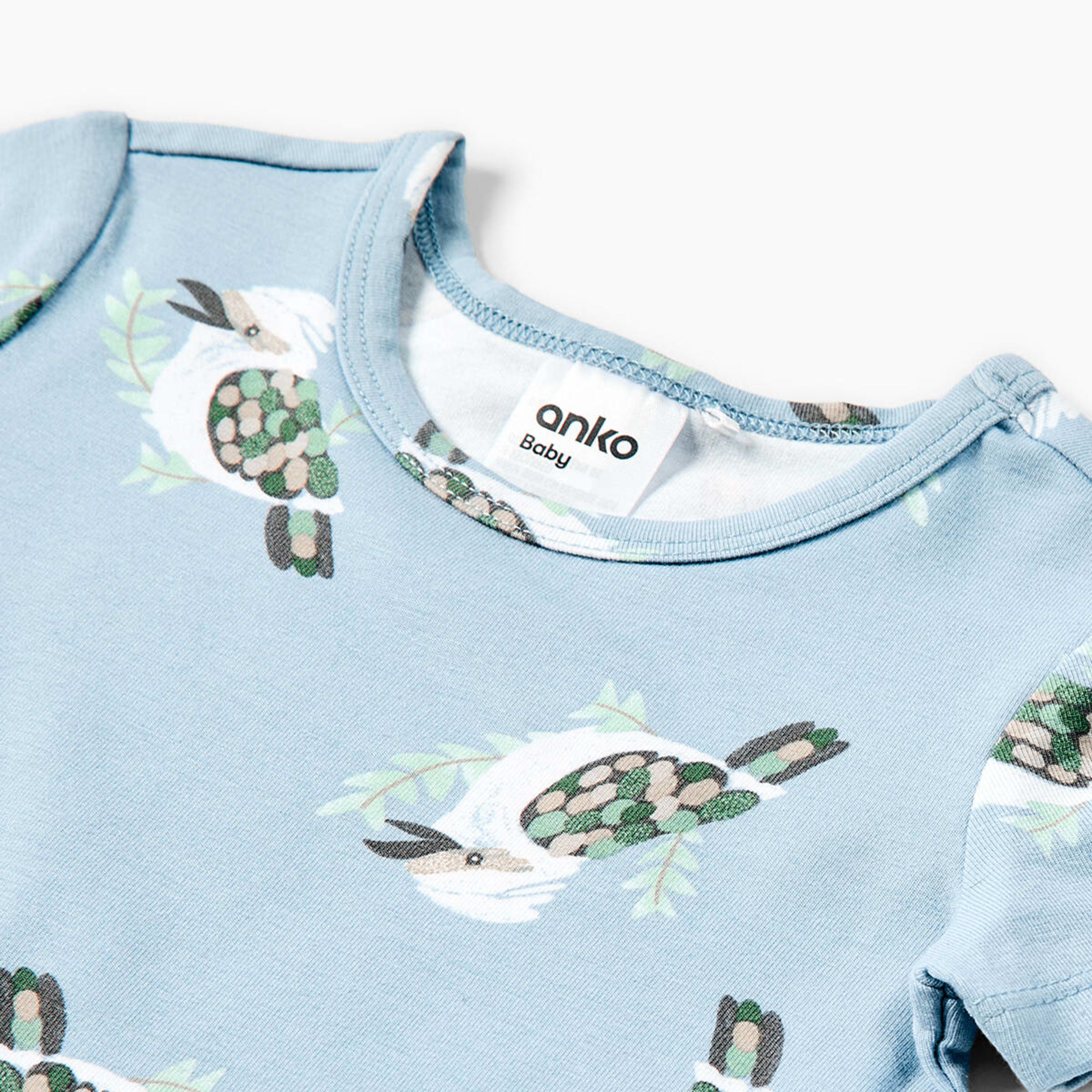 6 3 Pack Short Sleeve Bodysuits Kookaburra, 6 of 8