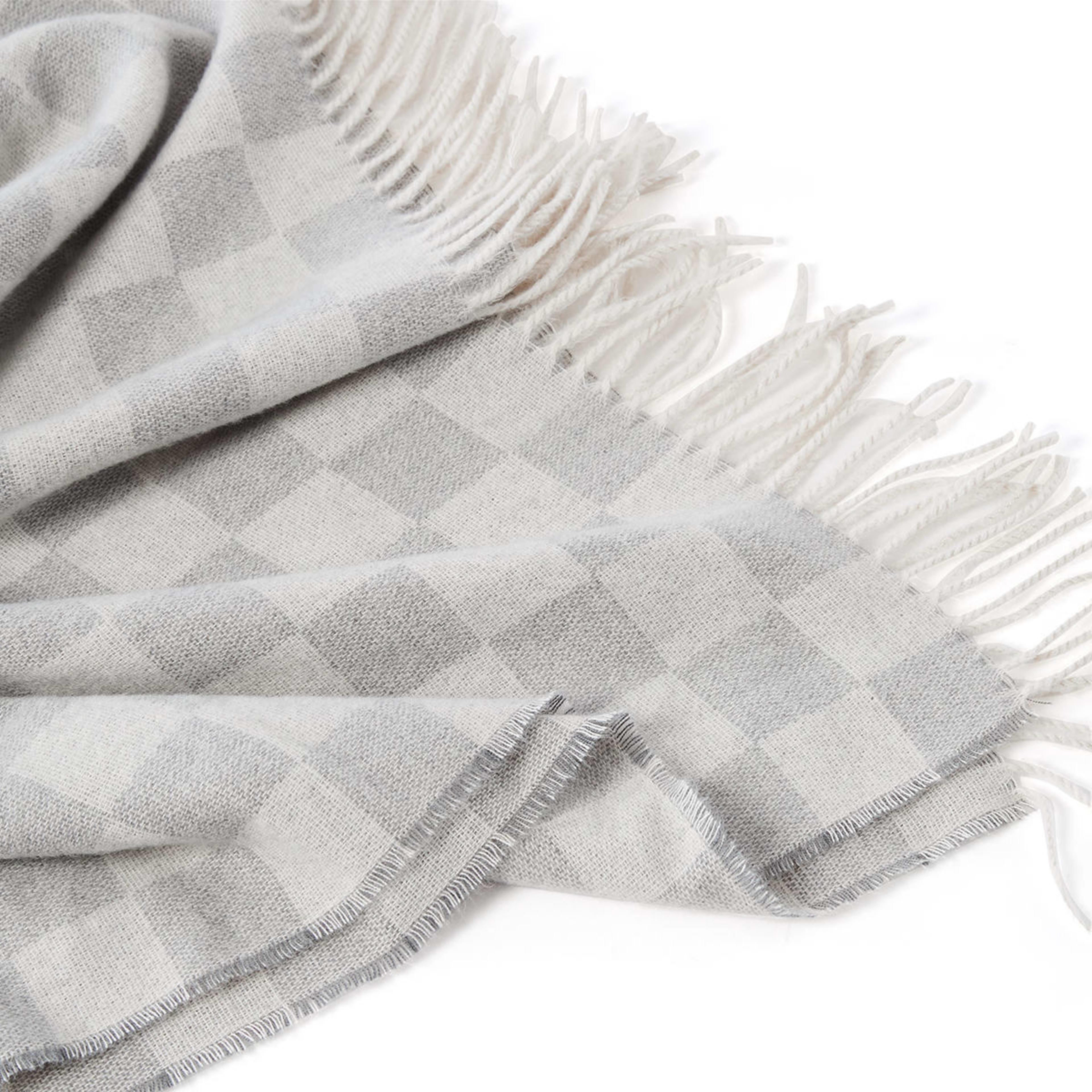 Check Woven Throw Grey Kmart