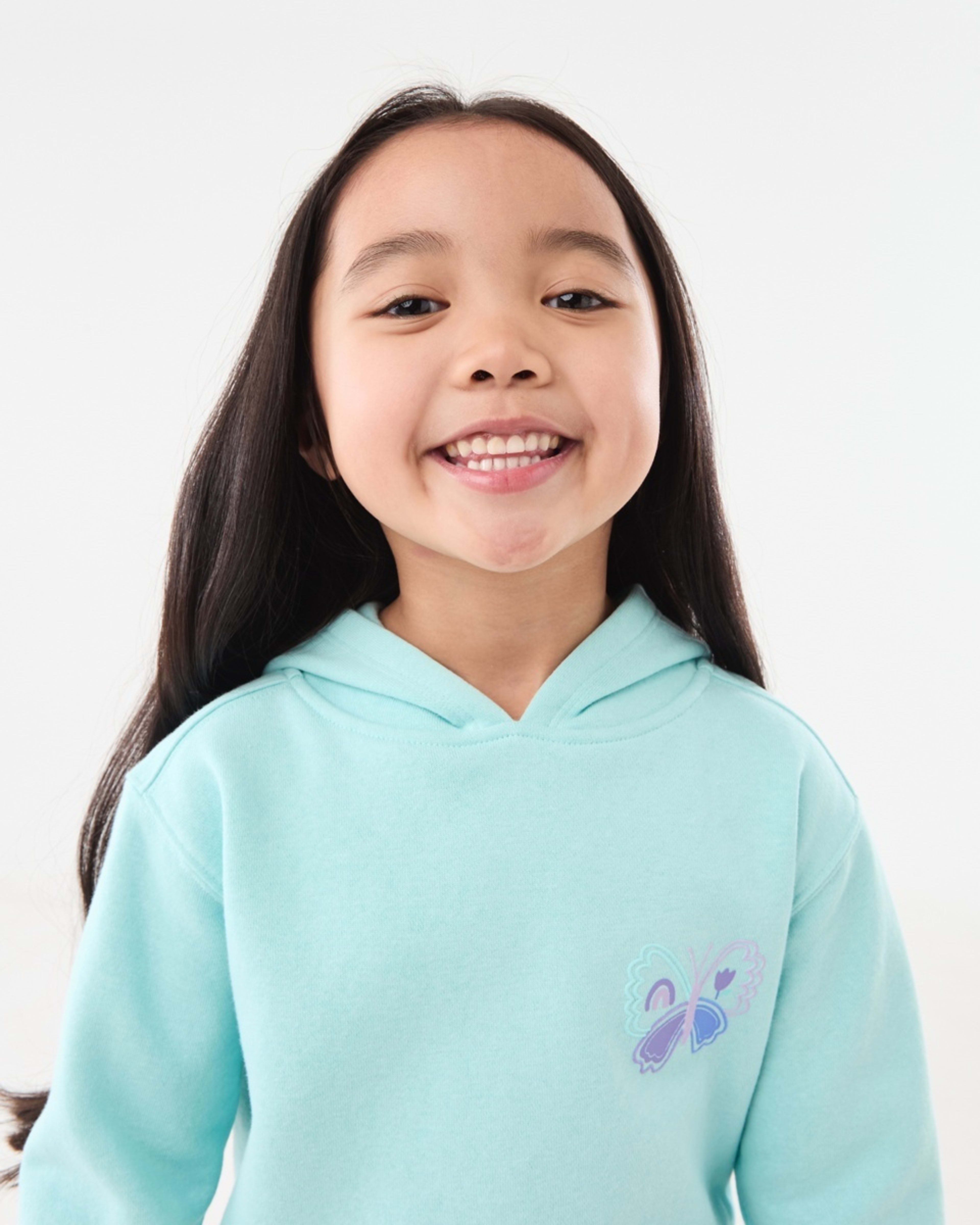3 Printed Hoodie Lets Have Some Fun Turquoise, 3 of 9