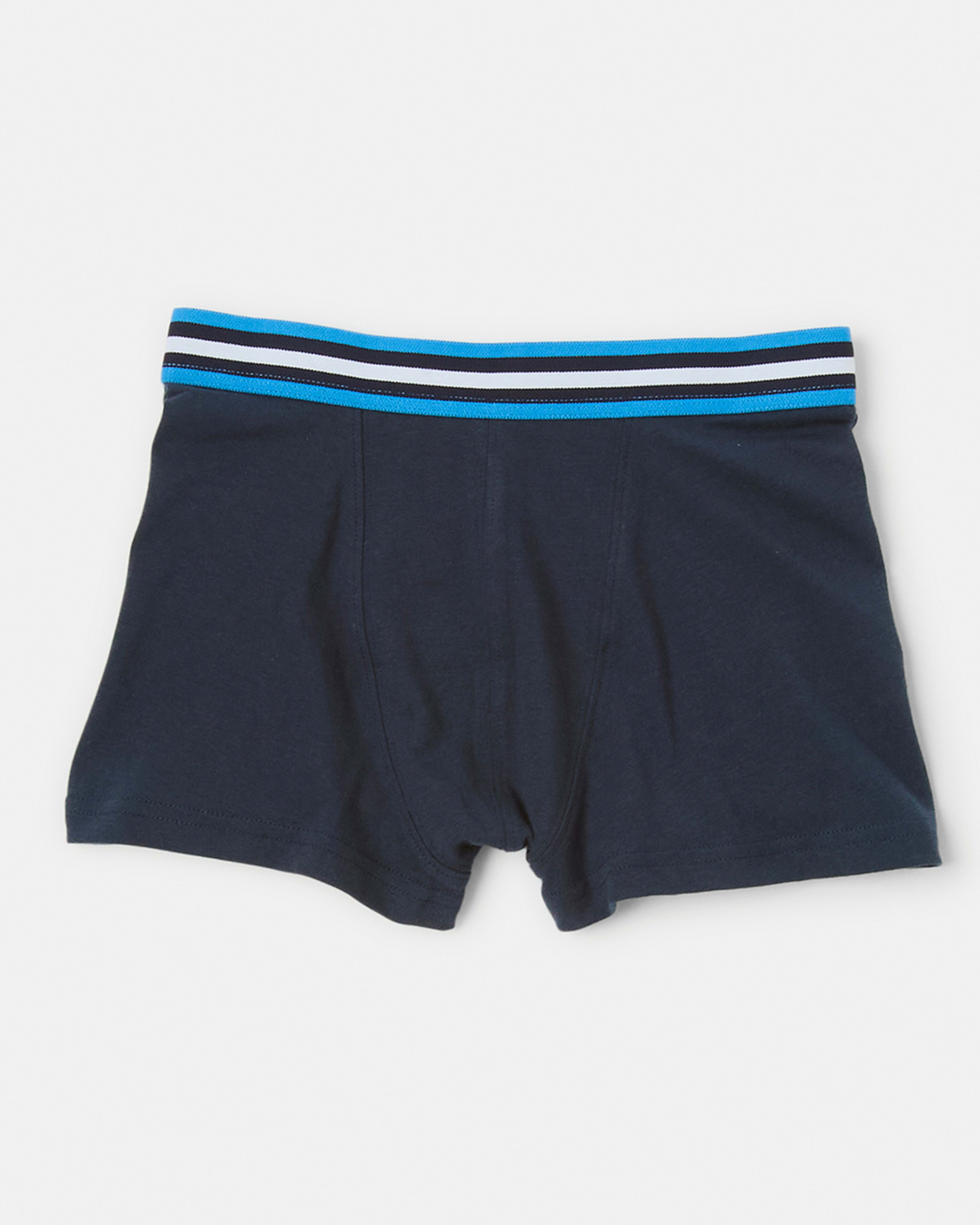 8 7 Pack Attached Elastic Trunks BLUES STRIPE, 8 of 10