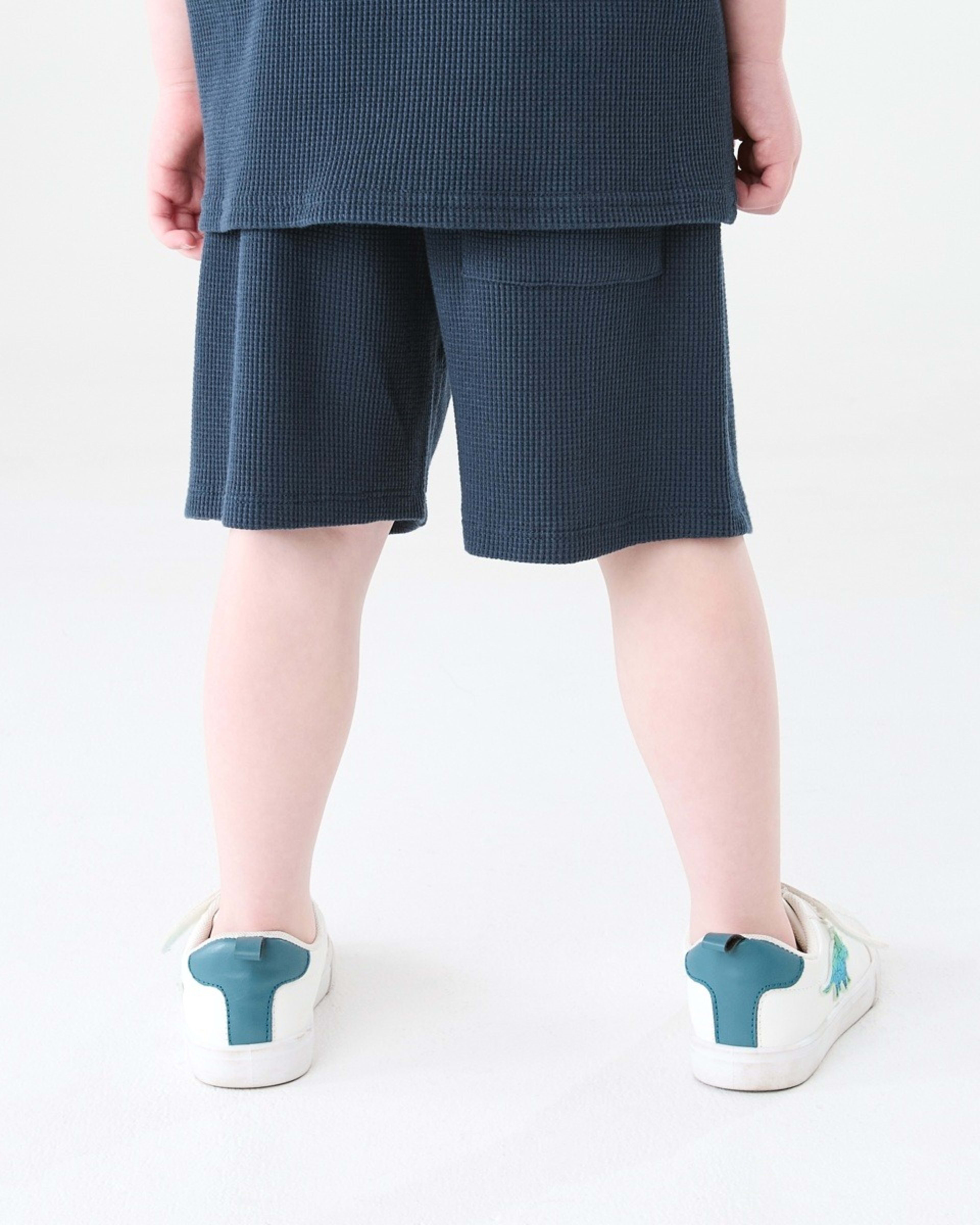 2 Waffle Shorts Dress Navy, 2 of 8