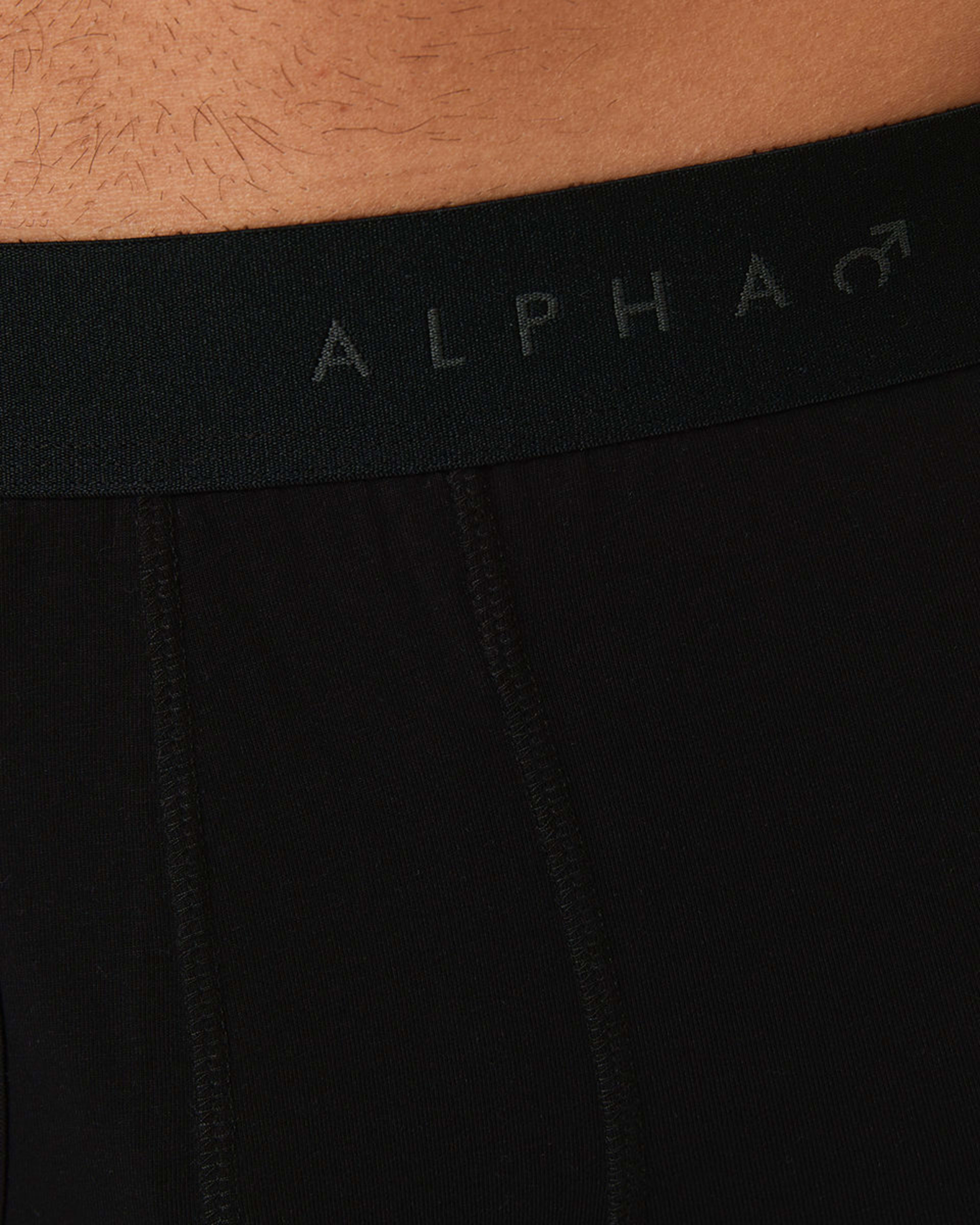 5 3 Pack Fly Front Plain Trunks Black, 5 of 6
