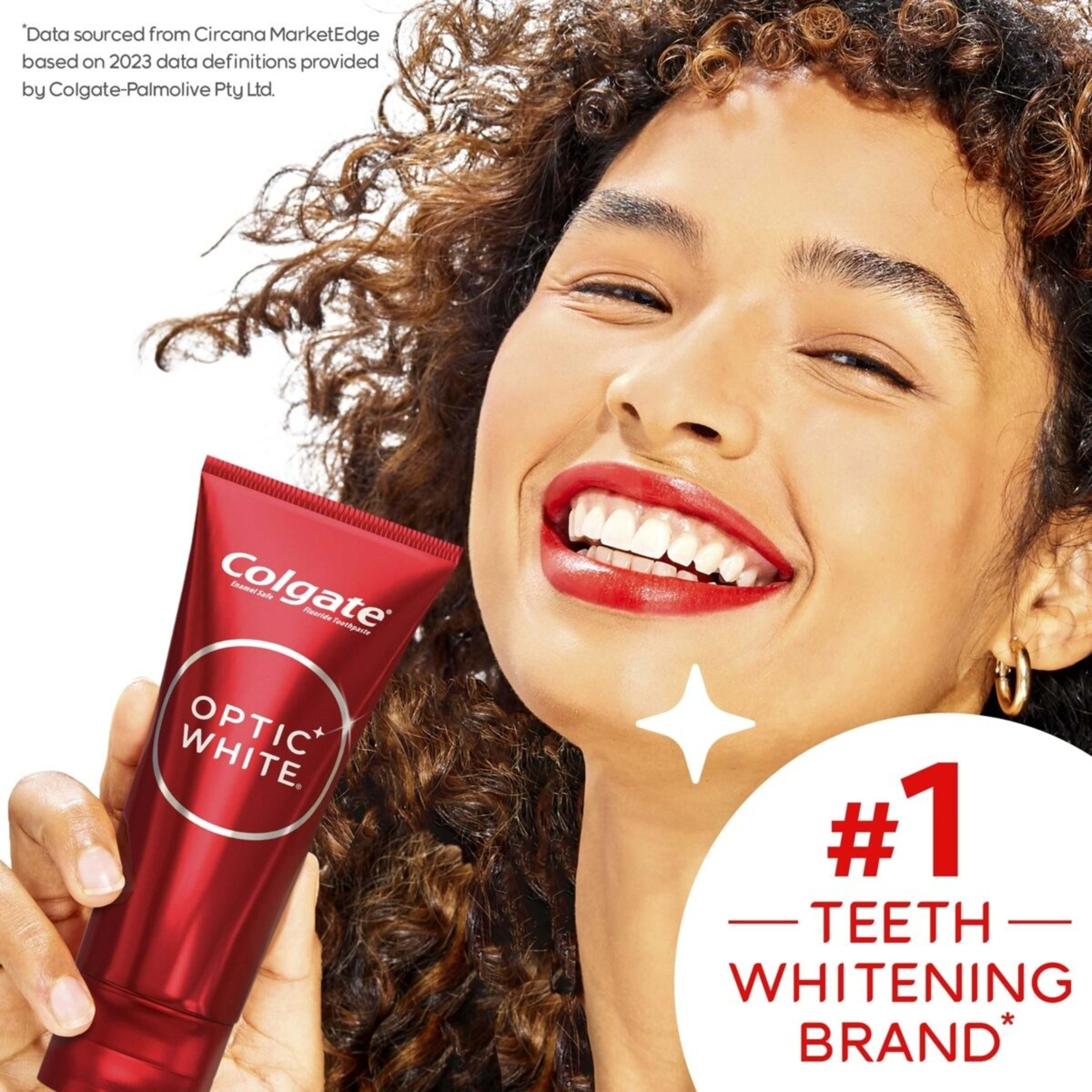 7 Colgate Optic White Expert High Impact Sparkling Mint Anti Cavity Fluoride Toothpaste, 7 of 10
