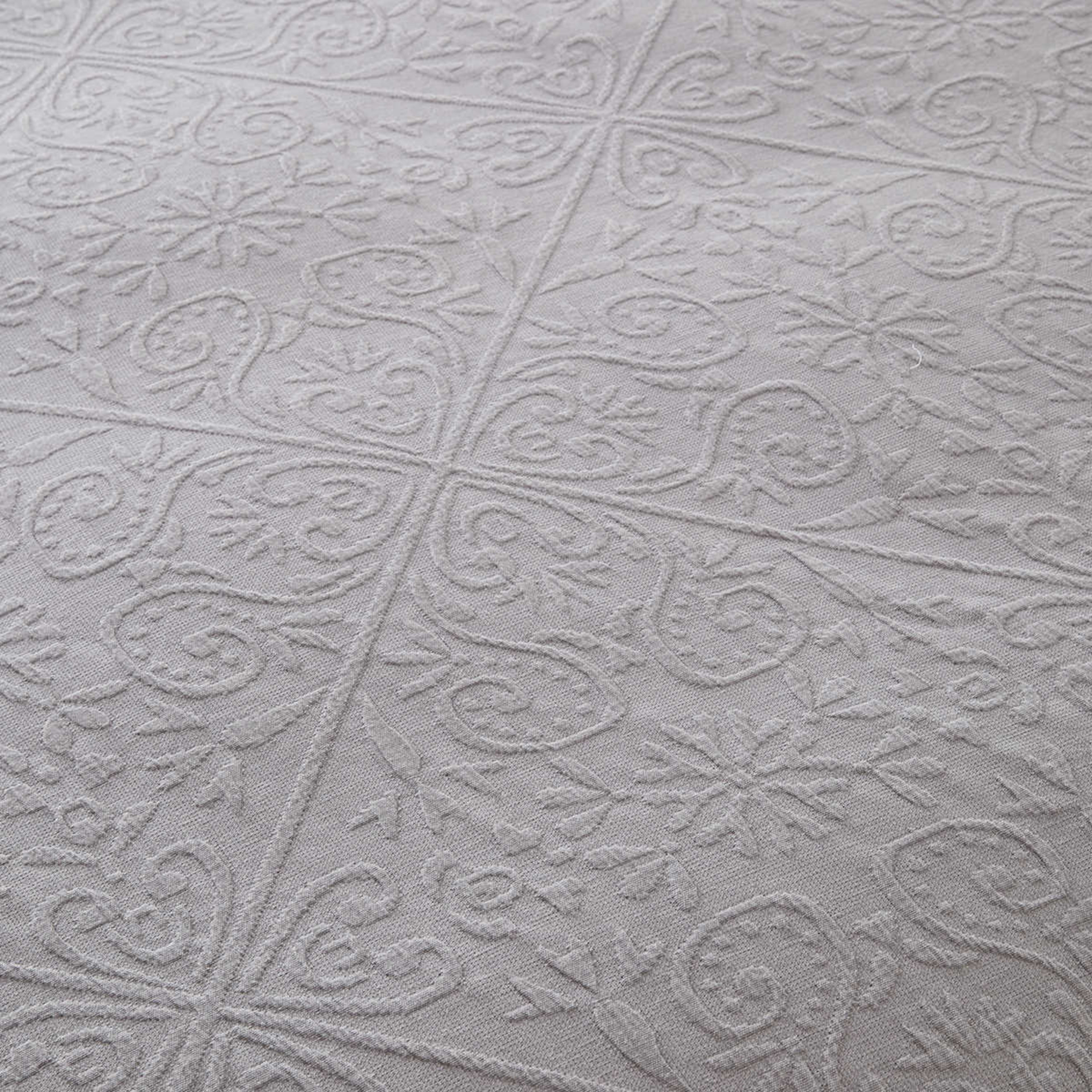 5 Giselle Cotton Quilt Cover Set - Double Bed, Grey, 5 of 5