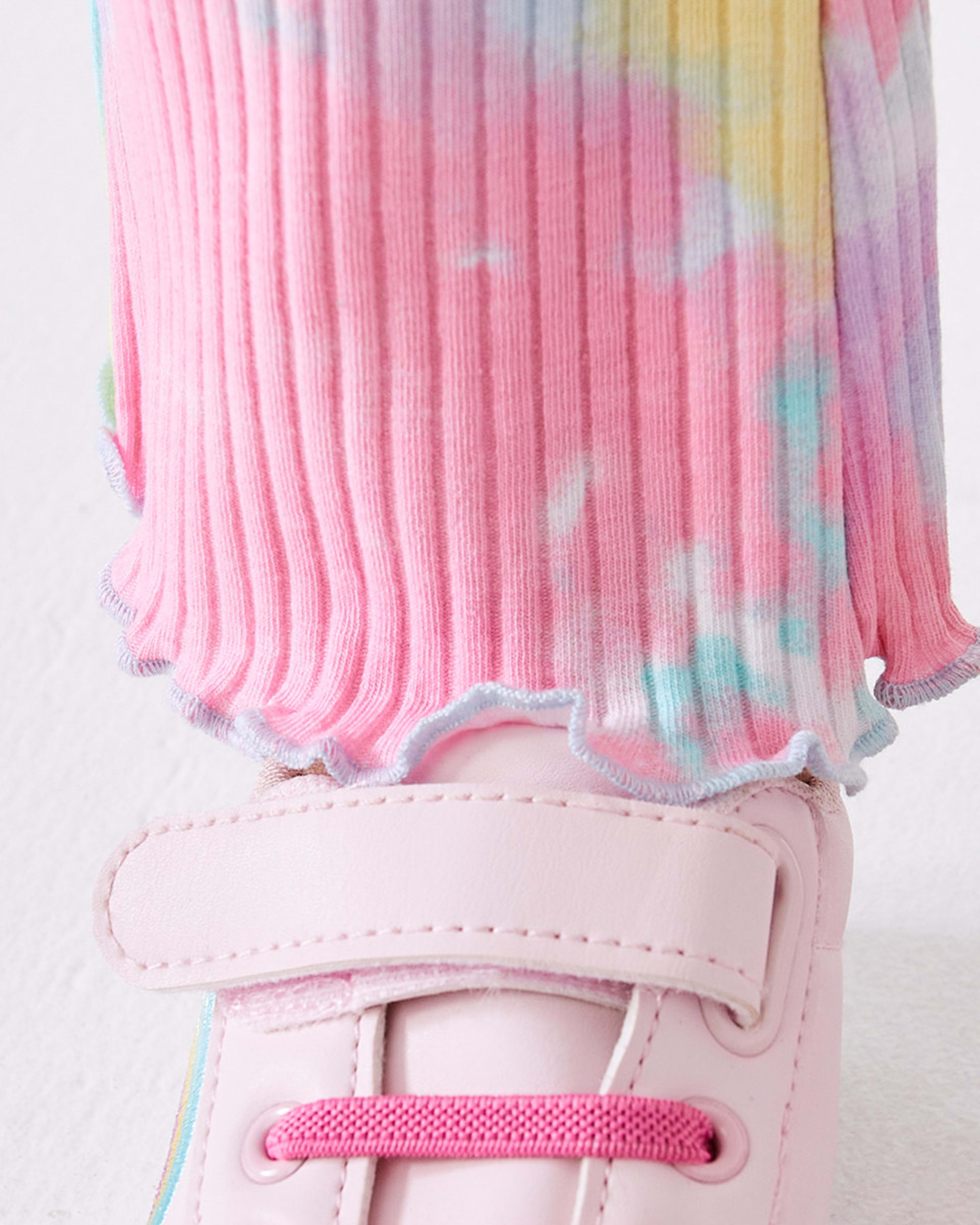 4 Rib Flare Leggings Pst Tiedye, 4 of 8