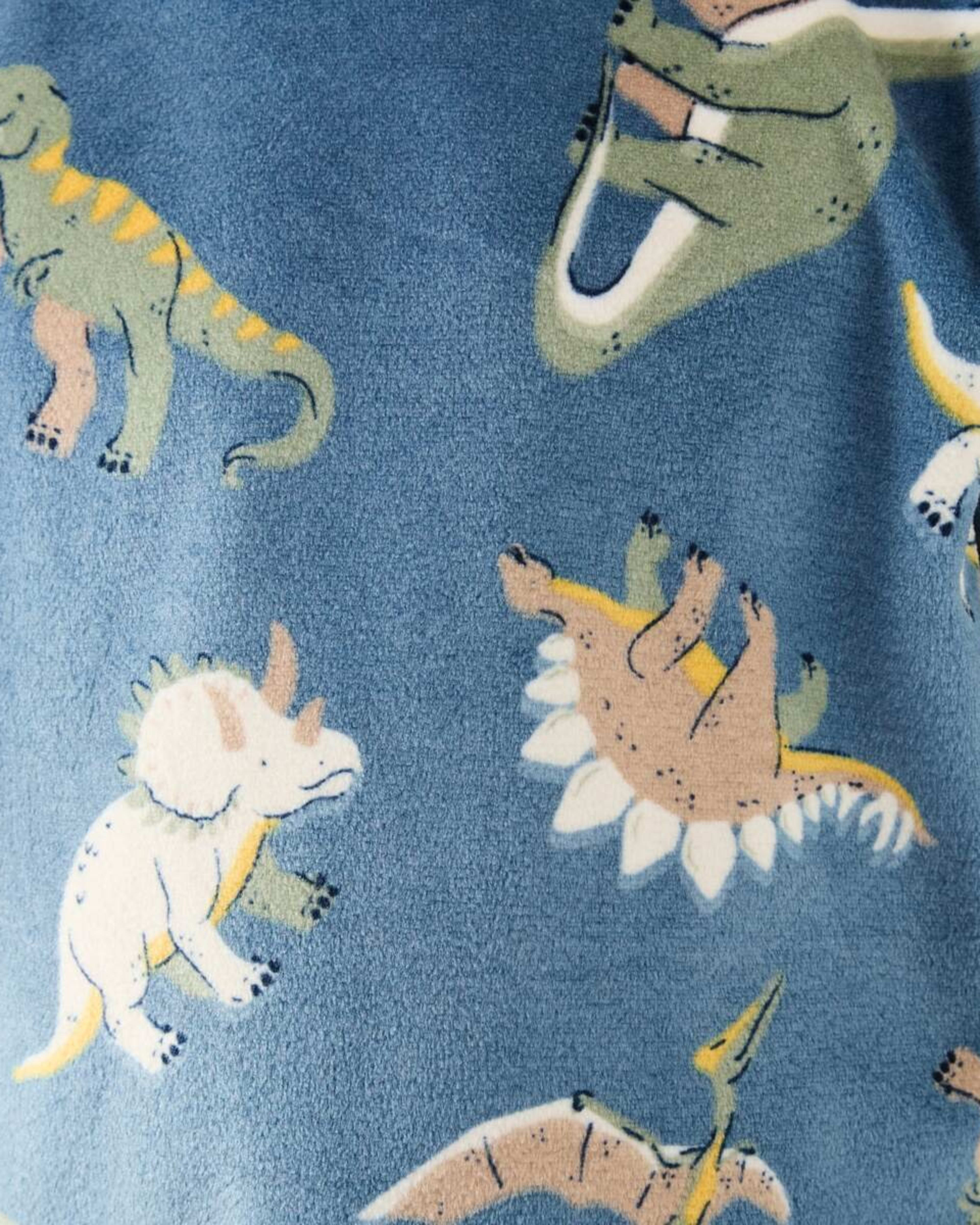 5 Super Soft Pyjama Set Blue Dinos, 5 of 10