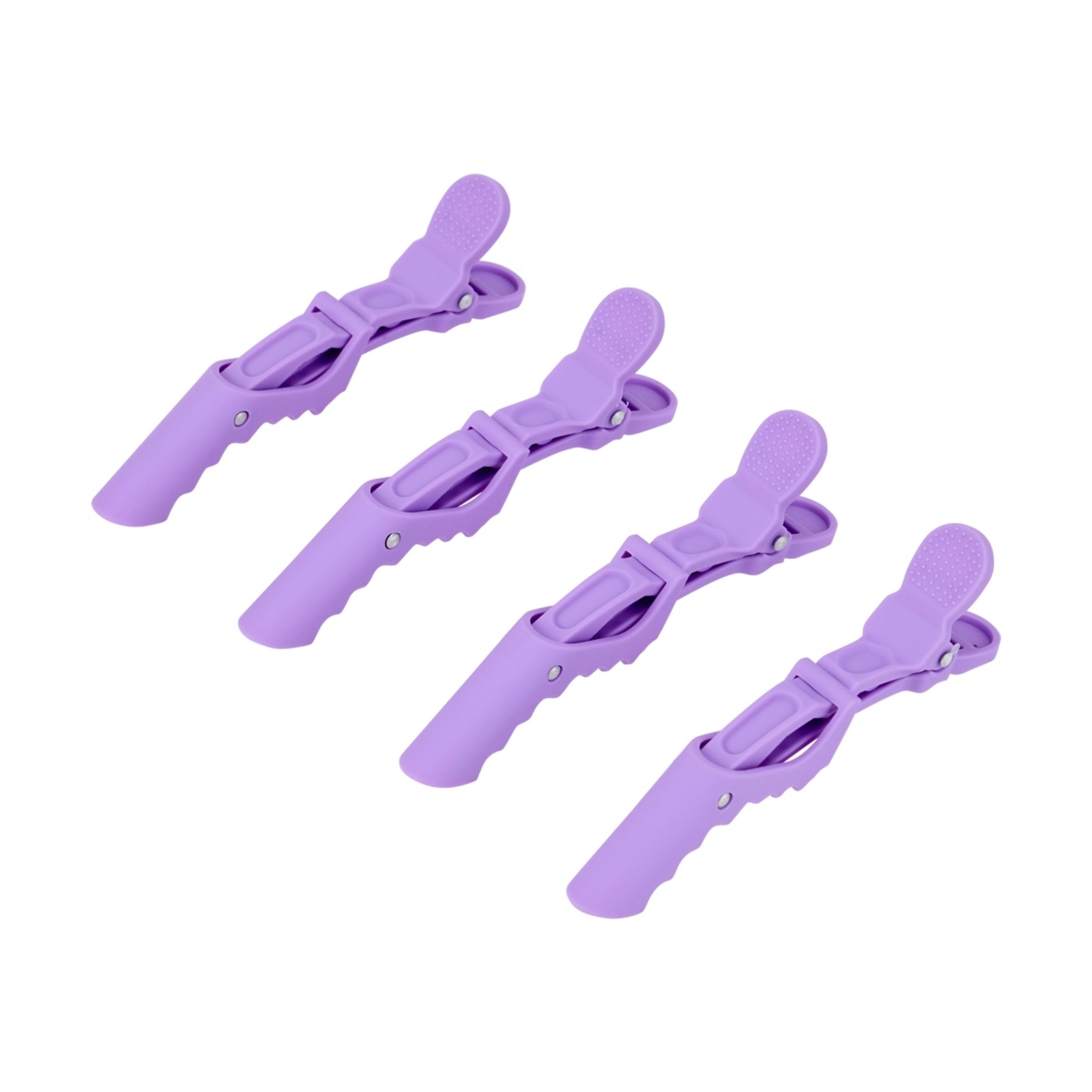 2 OXX Haircare 4 Pack Purple Hair Sectioning Clips, 2 of 4