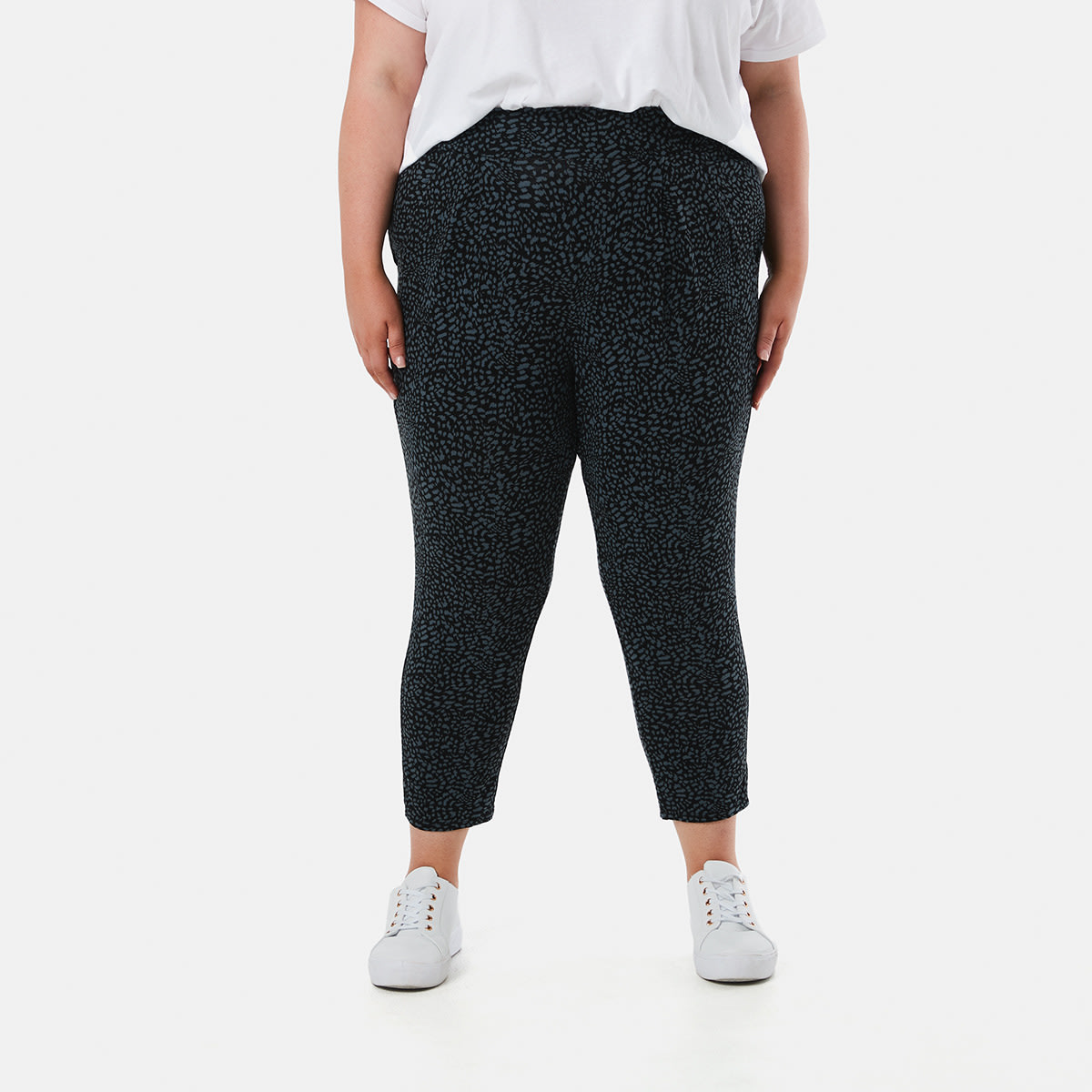 Curve Crop Knit Pants Kmart