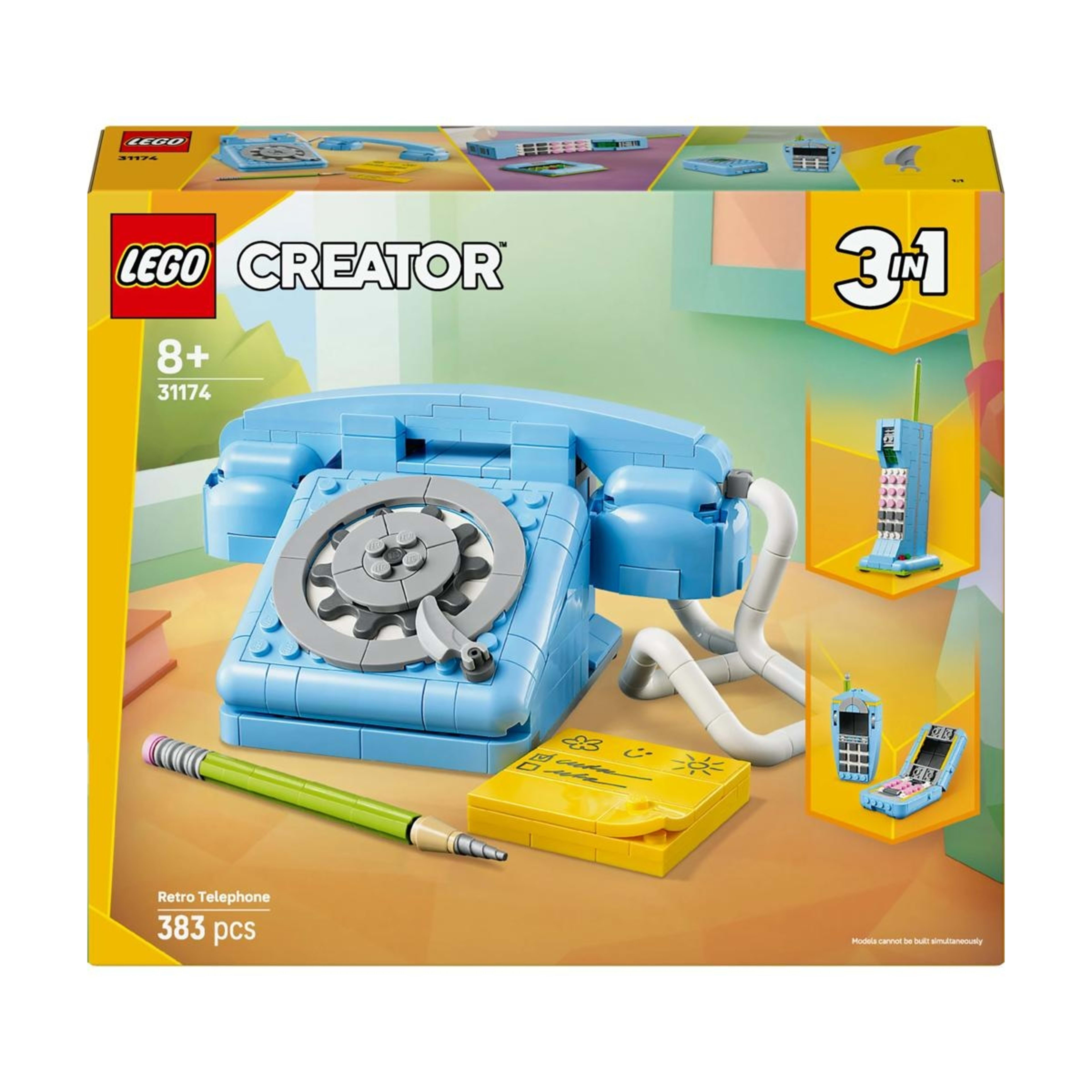 1 LEGO Creator Retro Telephone 31174, 1 of 10