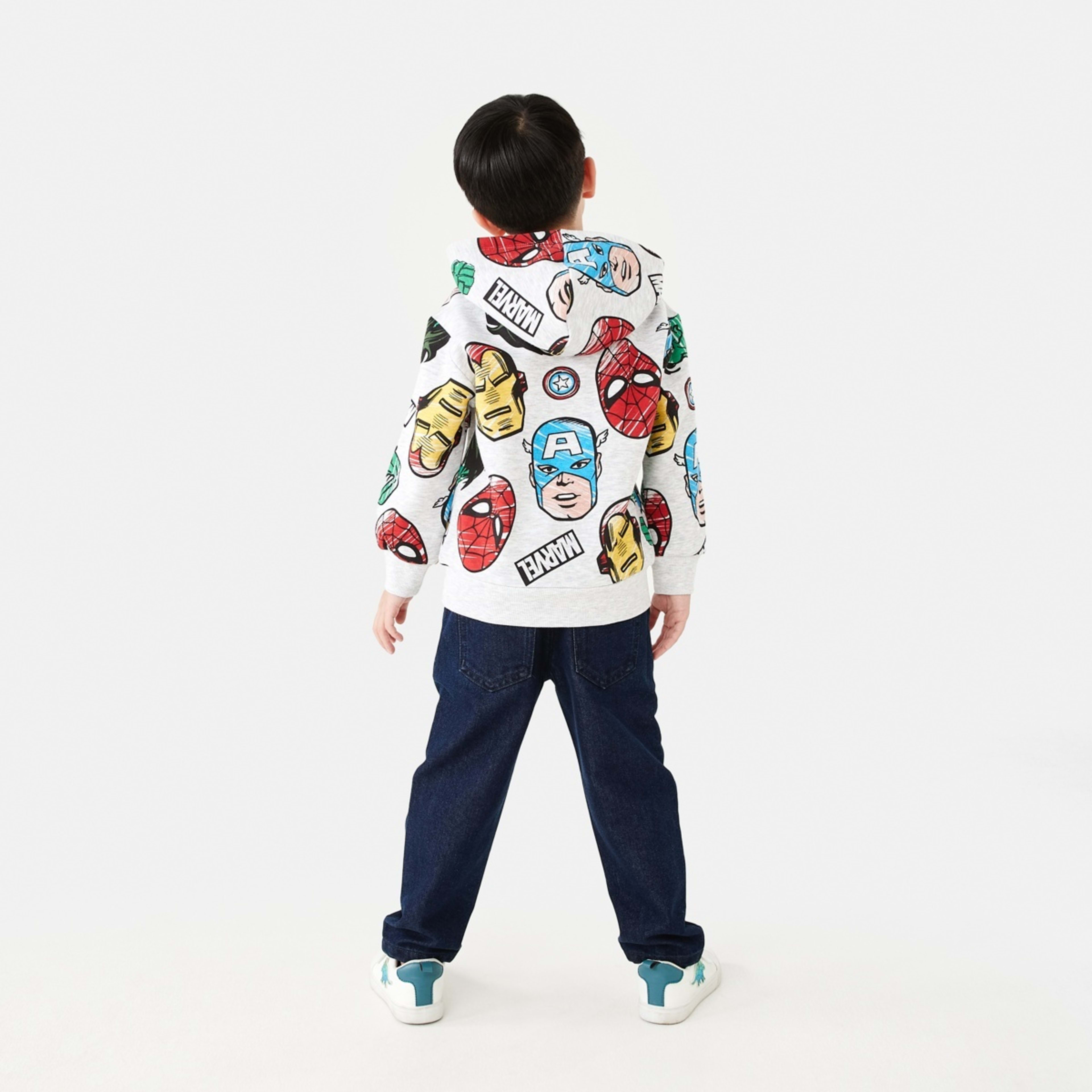 6 Marvel License Print Hoodie Marvel, 6 of 8