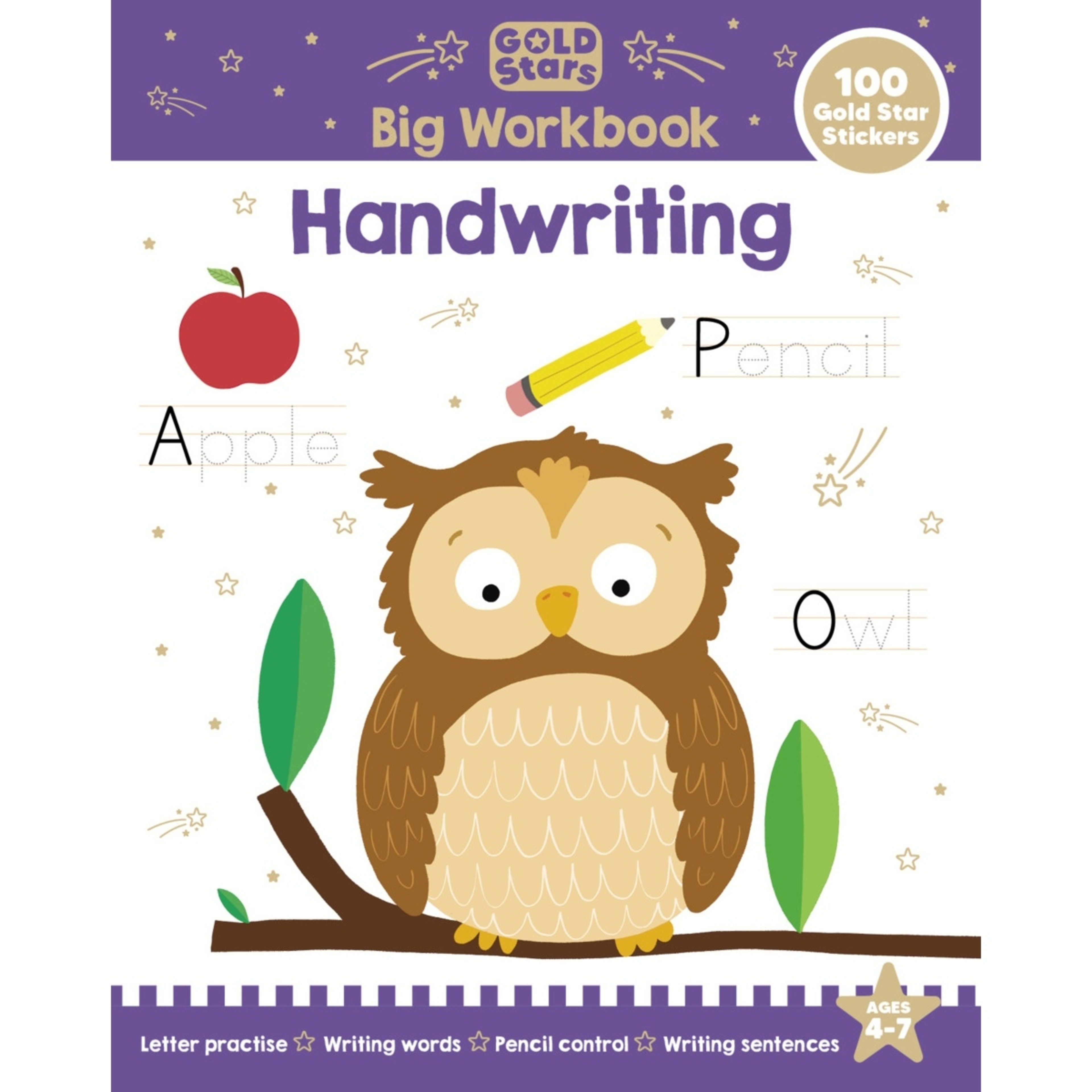 1 Gold Stars Big Workbook: Handwriting - Book