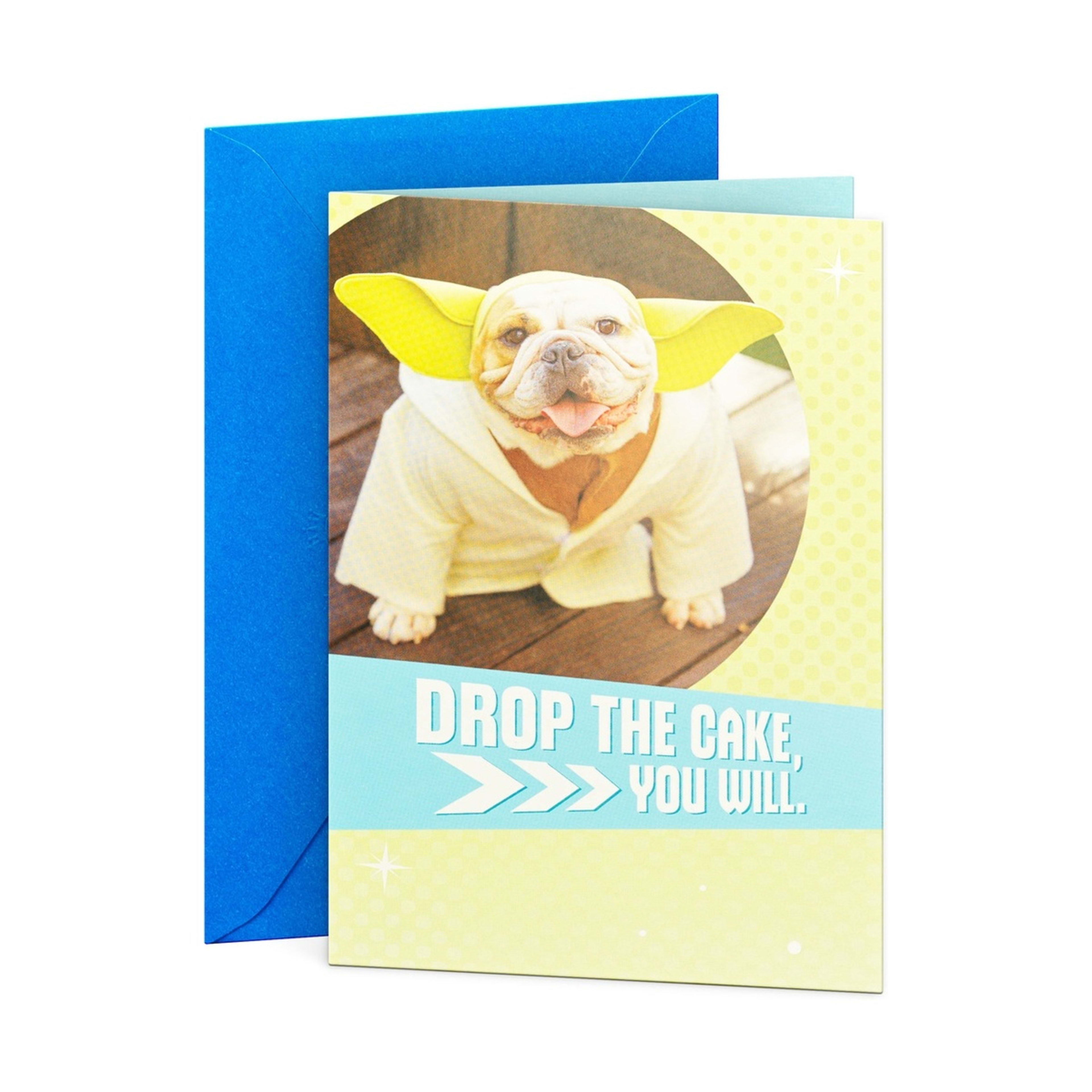 1 Hallmark Star Wars Yoda Dog Birthday Card