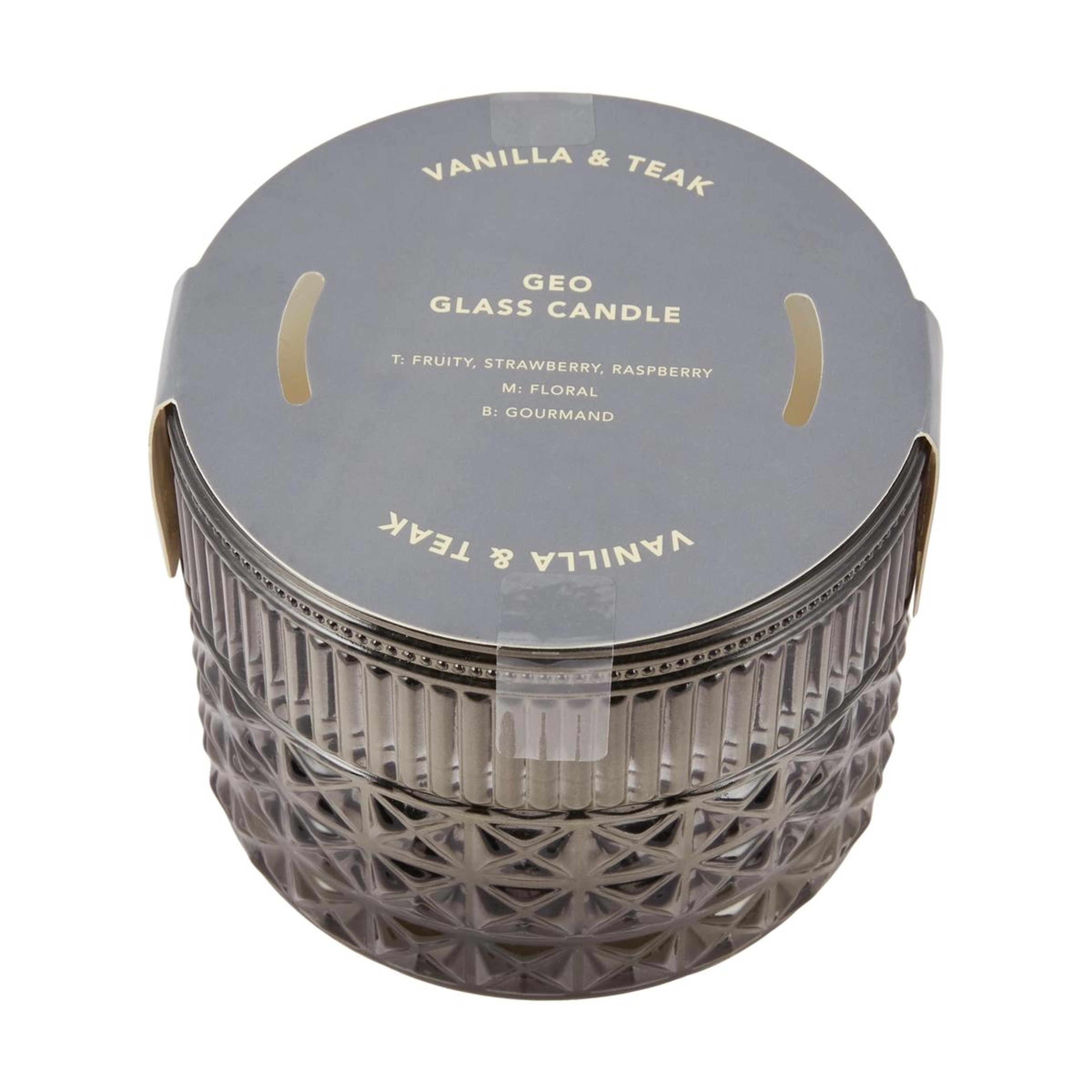 4 Smoke Geo Glass Candle, 4 of 4