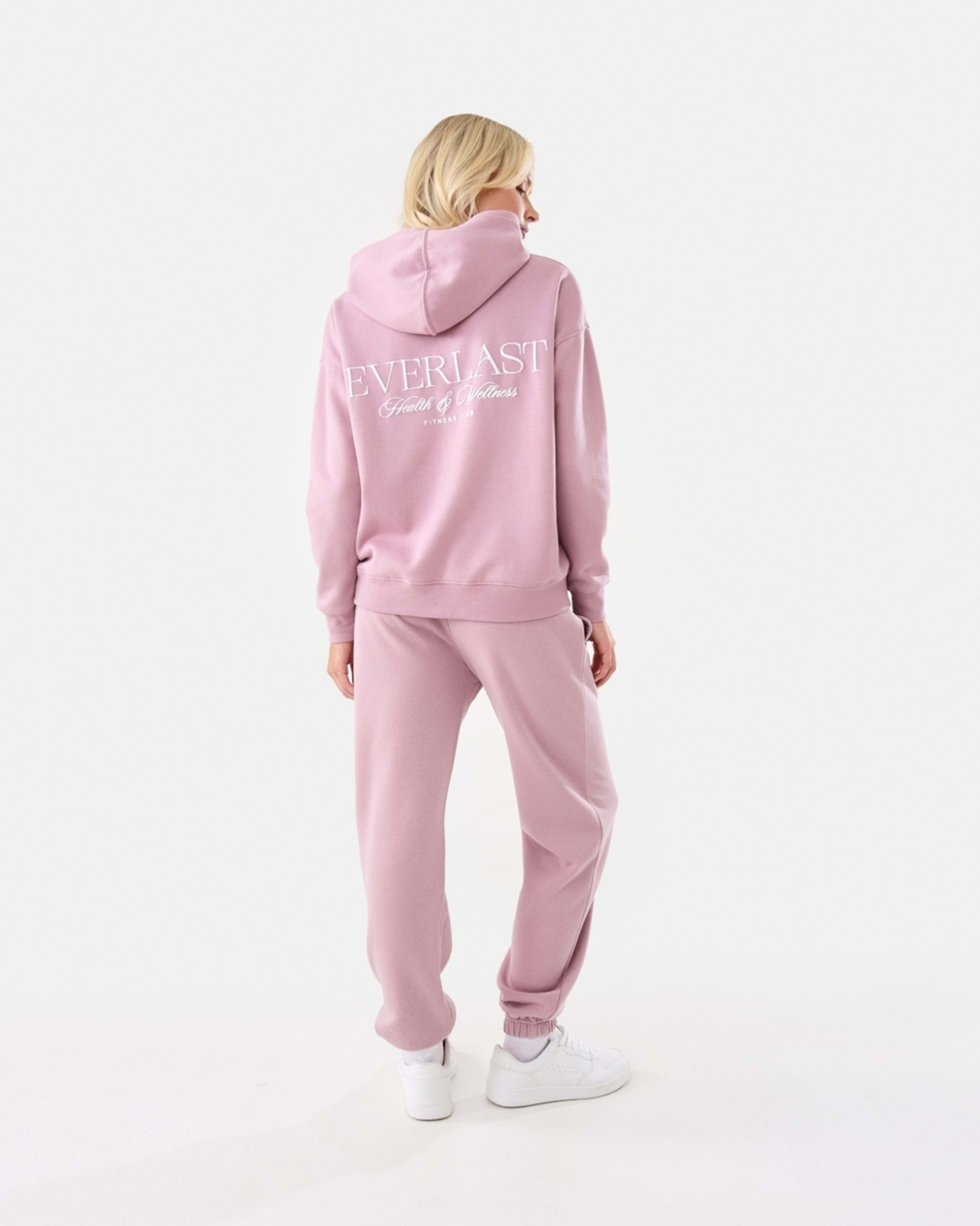 4 Everlast Womens Street Oversized Hoodie Dusty Pink, 4 of 10