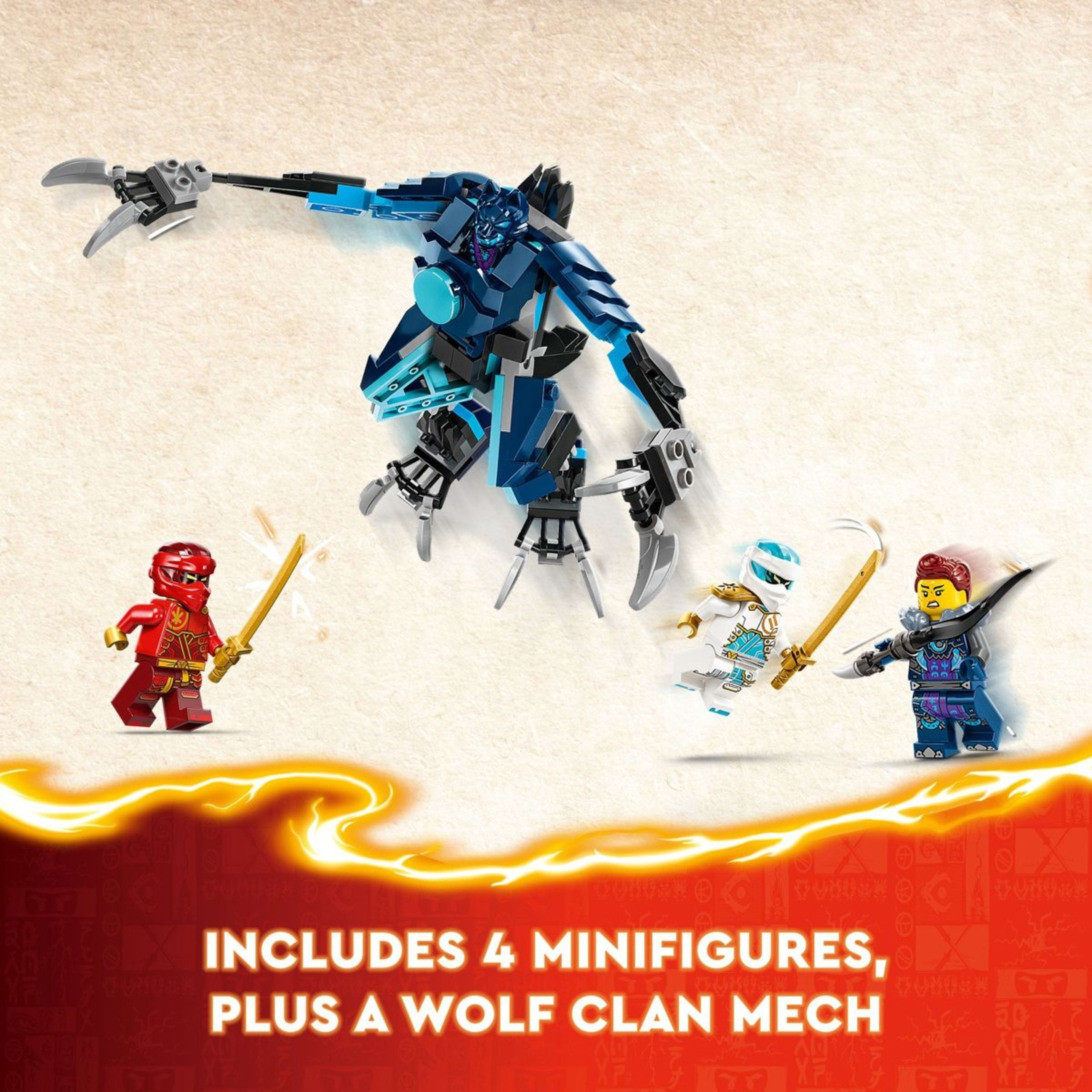 8 LEGO NINJAGO Kai's Elemental Fire Mech 71808, 8 of 11