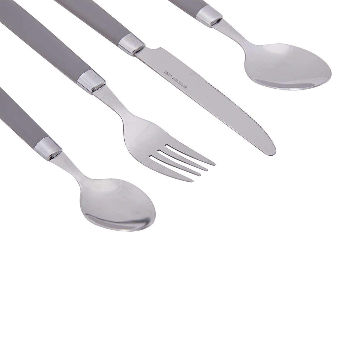 16 Piece Camp Cutlery with Pouch Kmart