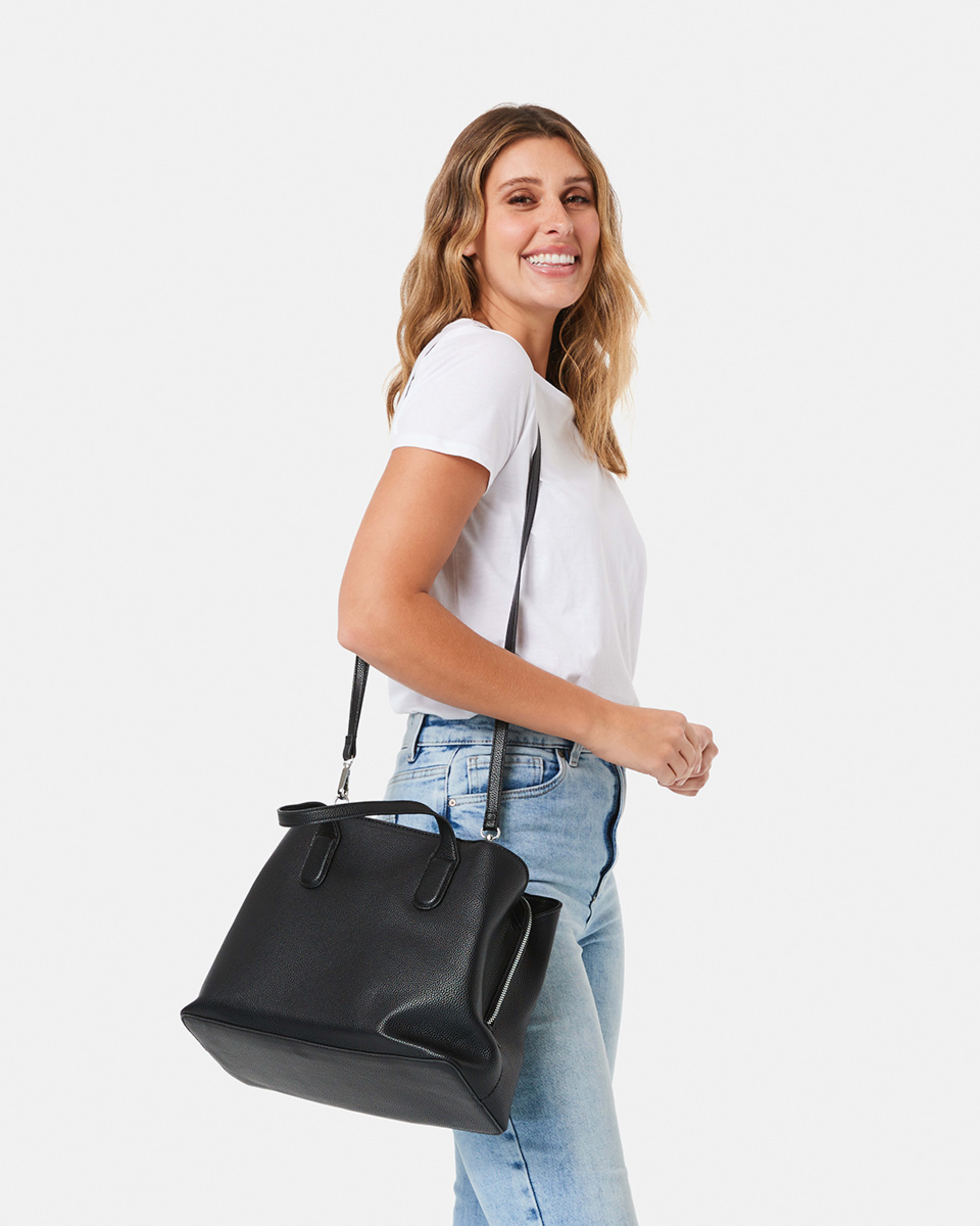 6 Work Tote Bag Black, 6 of 7