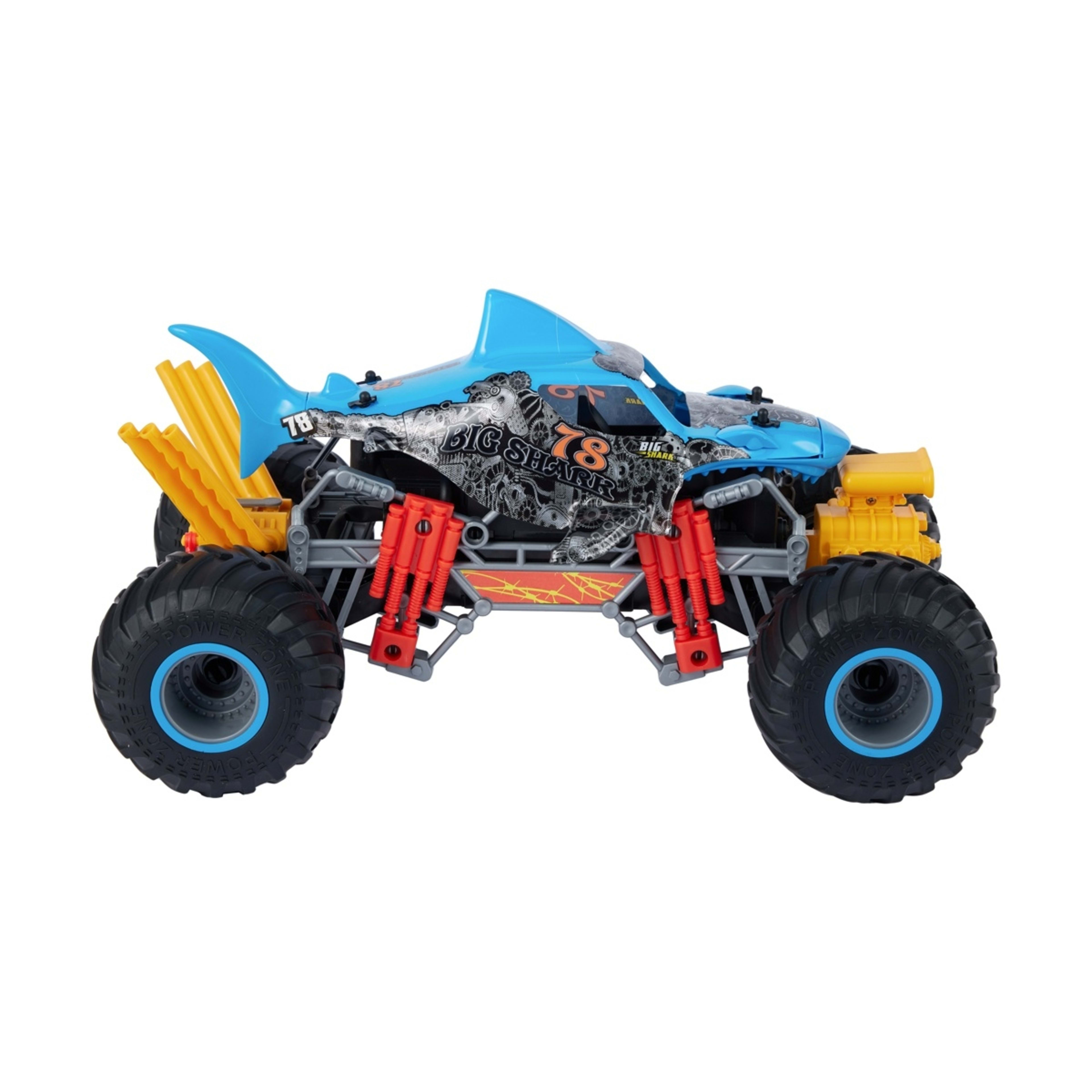 5 2.4GHz 1/10 Scale Radio Control Shark Monster Truck, 5 of 9