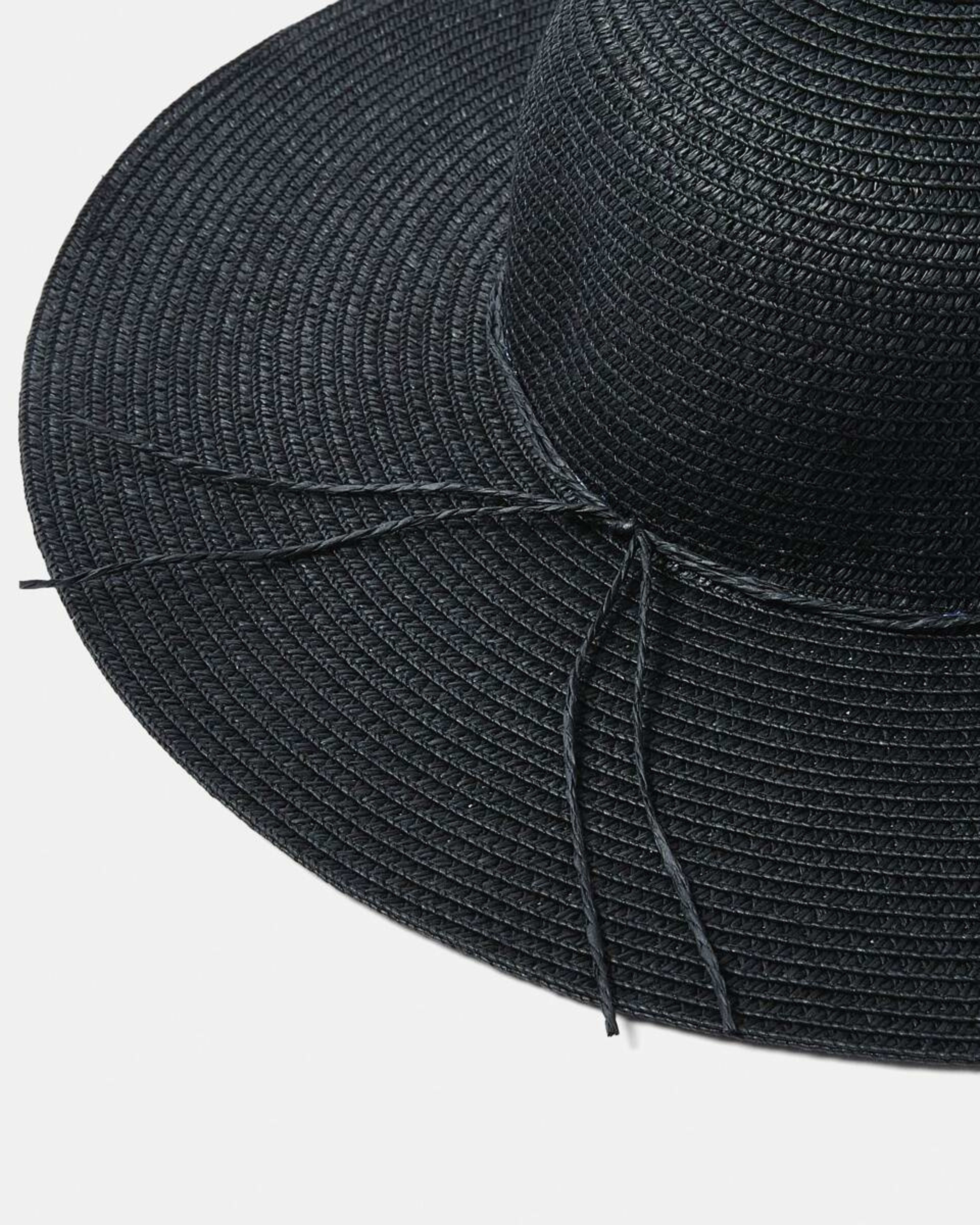 2 Basic Wide Brim Hat BLACK, 2 of 2